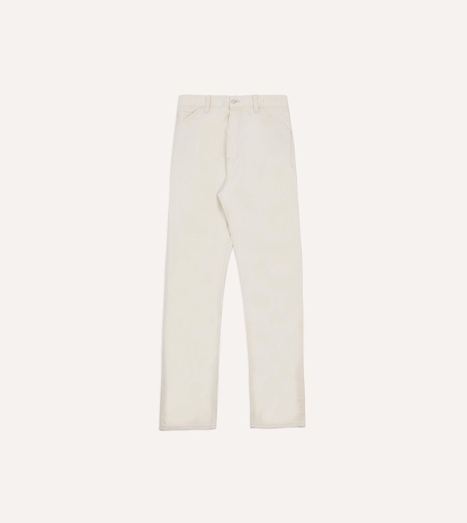 Ecru 12.7oz Selvedge Denim Painter Pants