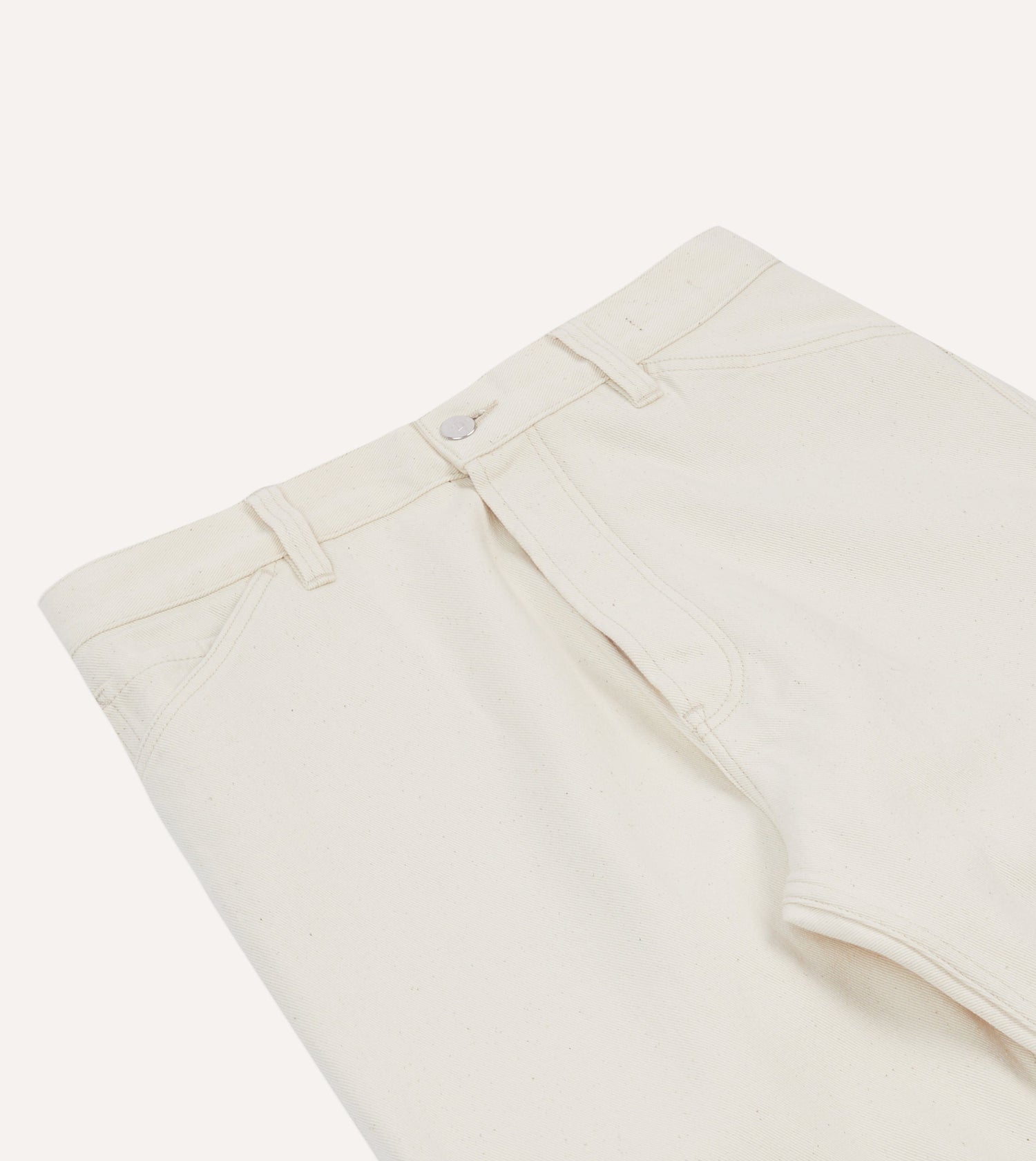 Ecru 12.7oz Selvedge Denim Painter Pants