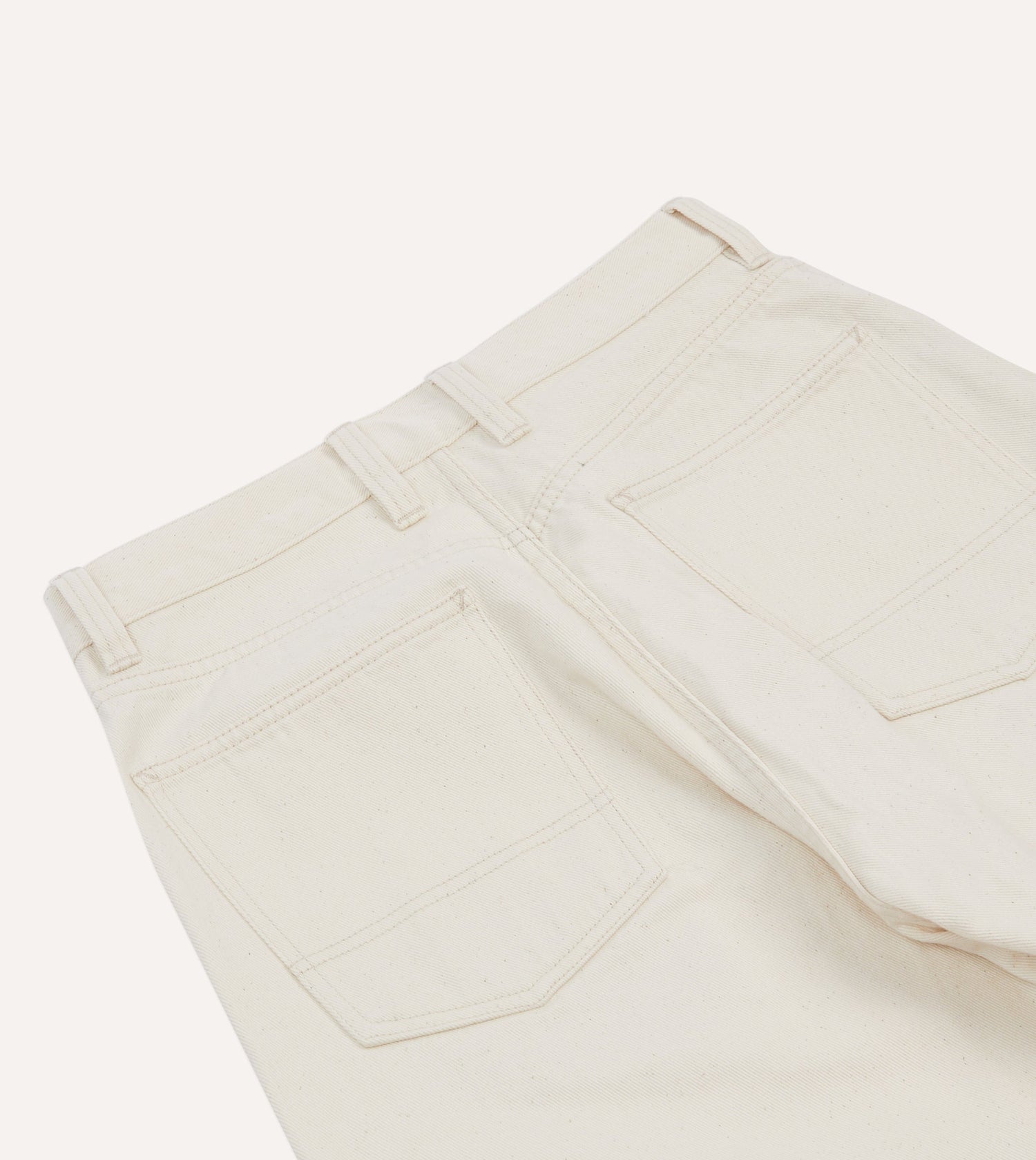 Ecru 12.7oz Selvedge Denim Painter Pants