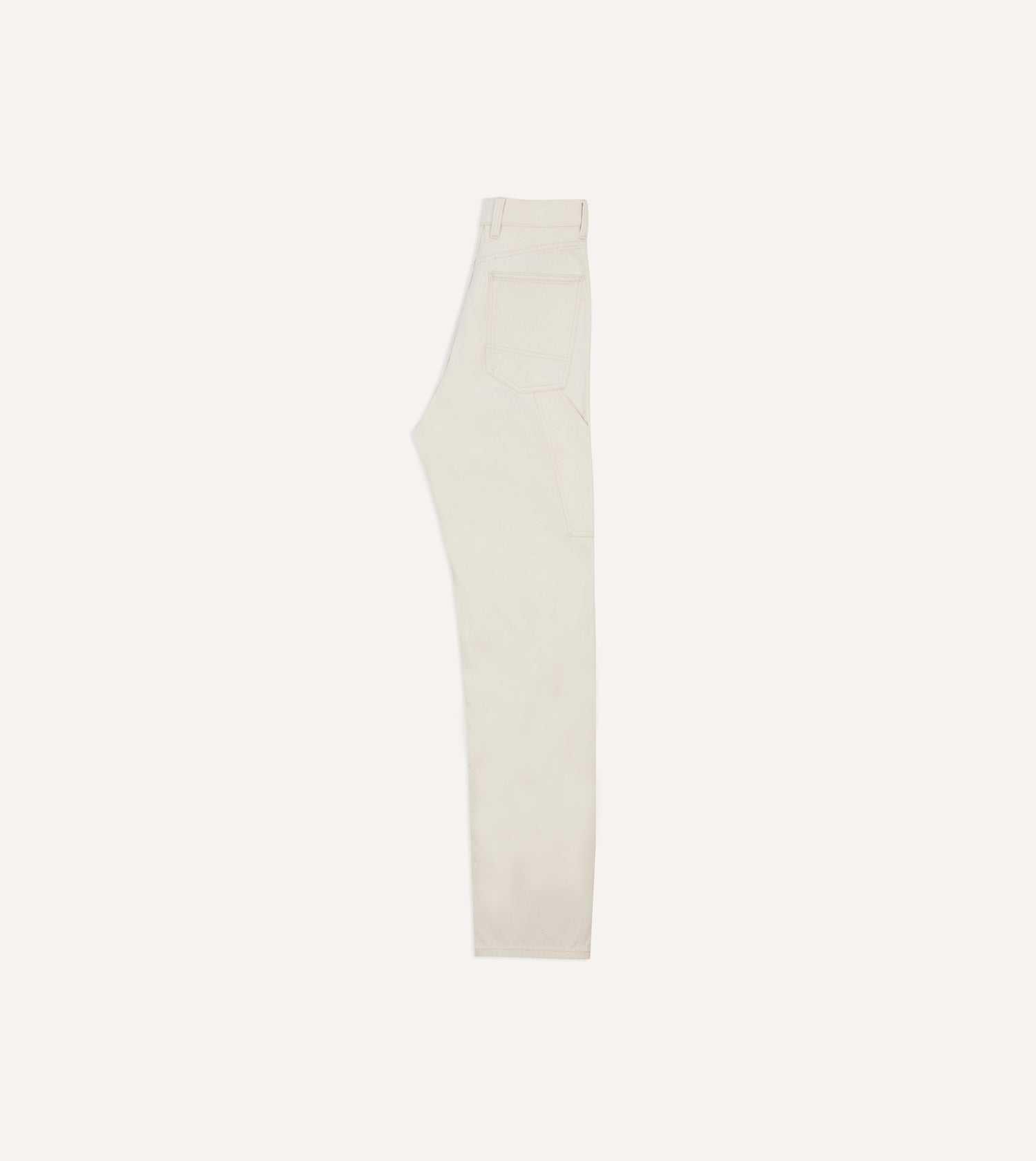 Ecru 12.7oz Selvedge Denim Painter Pants