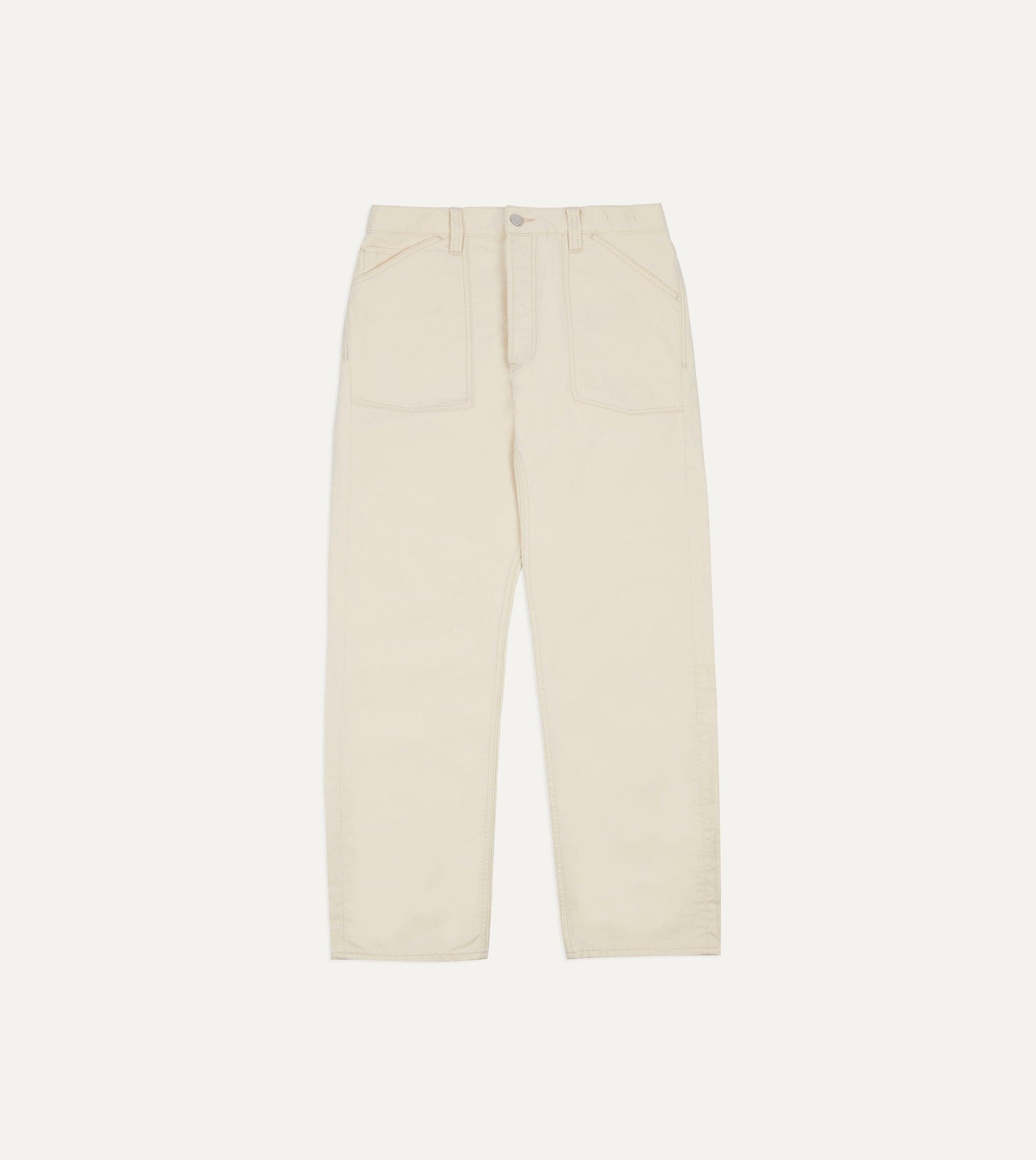 Ecru Military Satin Naval Pant