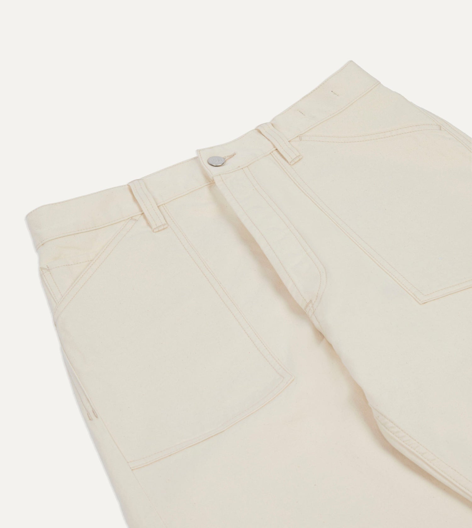 Ecru Military Satin Naval Pant