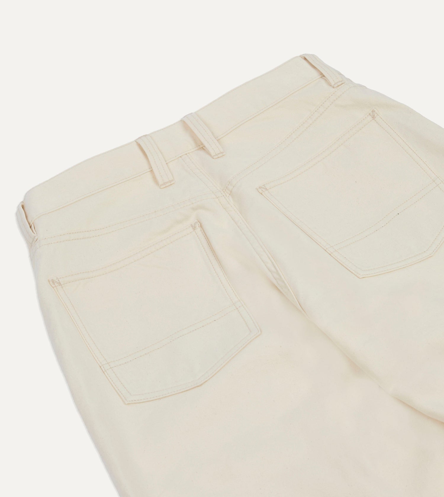 Ecru Military Satin Naval Pant