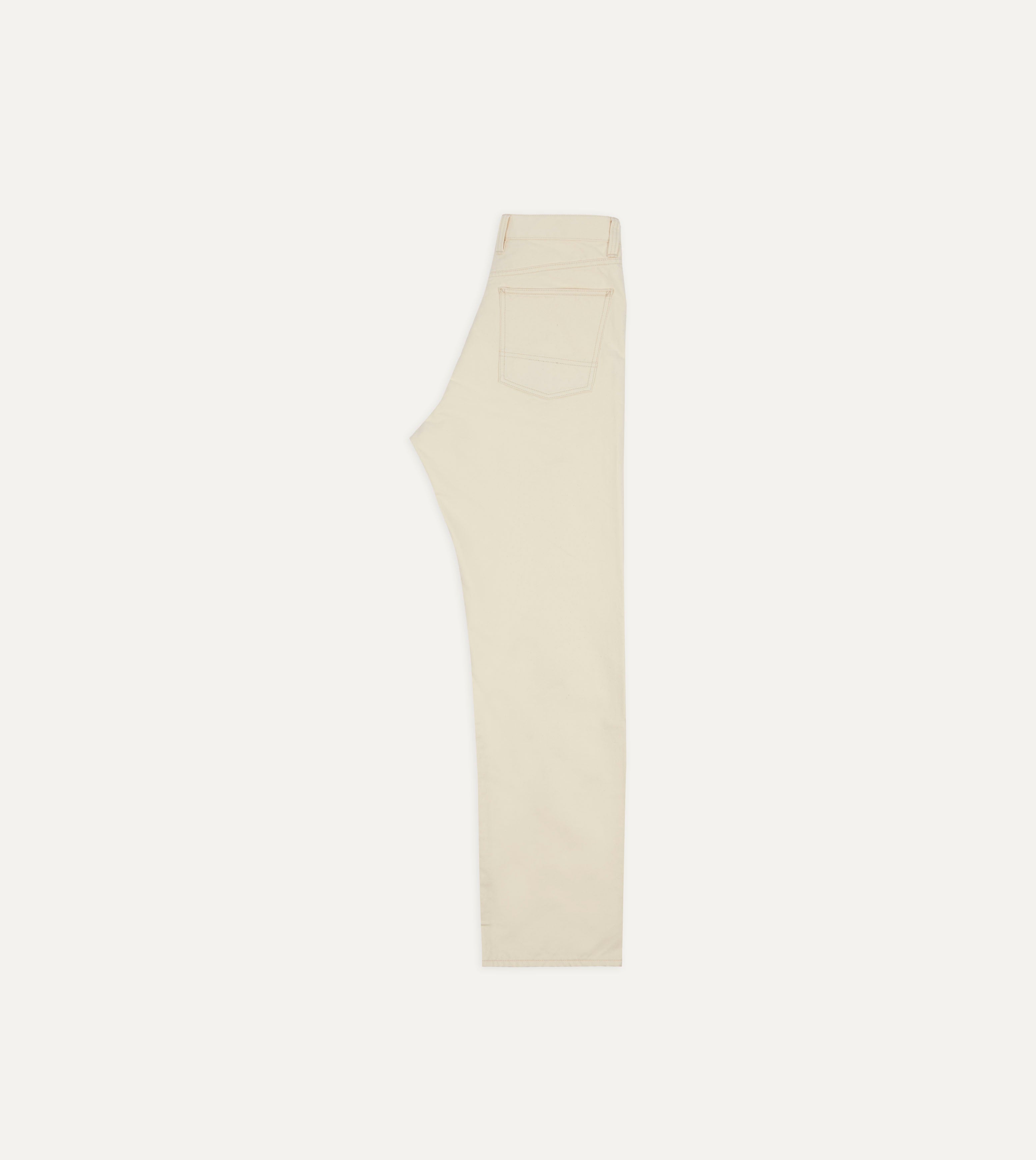 Ecru Military Satin Naval Pant