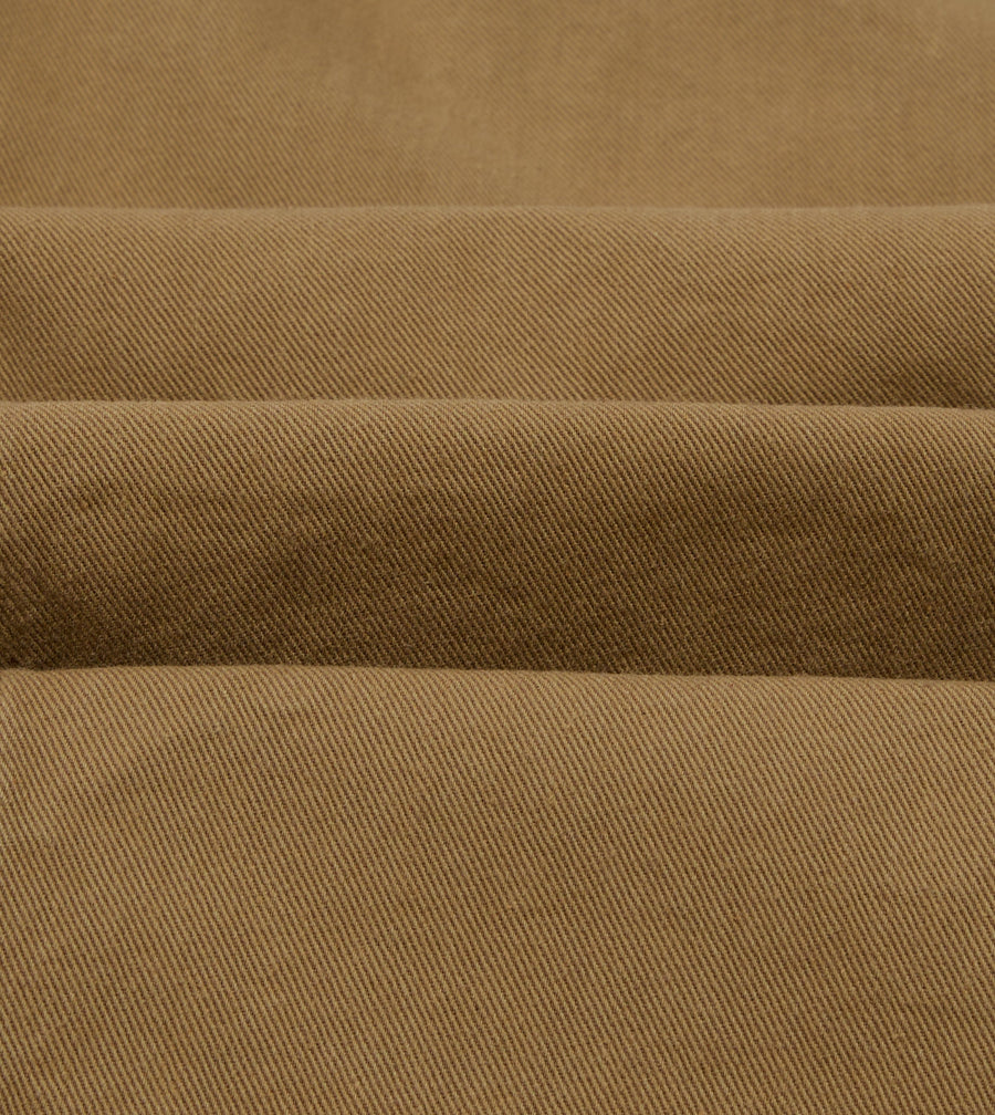 Tan Cotton Twill Fatigue Trouser