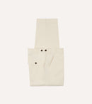 Ecru Cotton Twill Fatigue Trouser