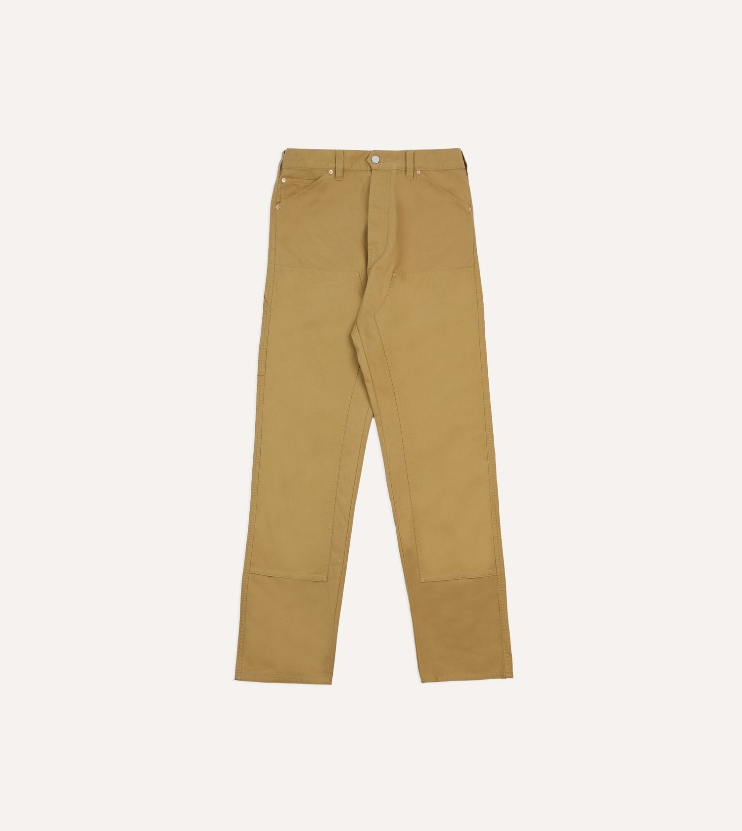 Sand Lightweight Cotton Canvas Carpenter Pant