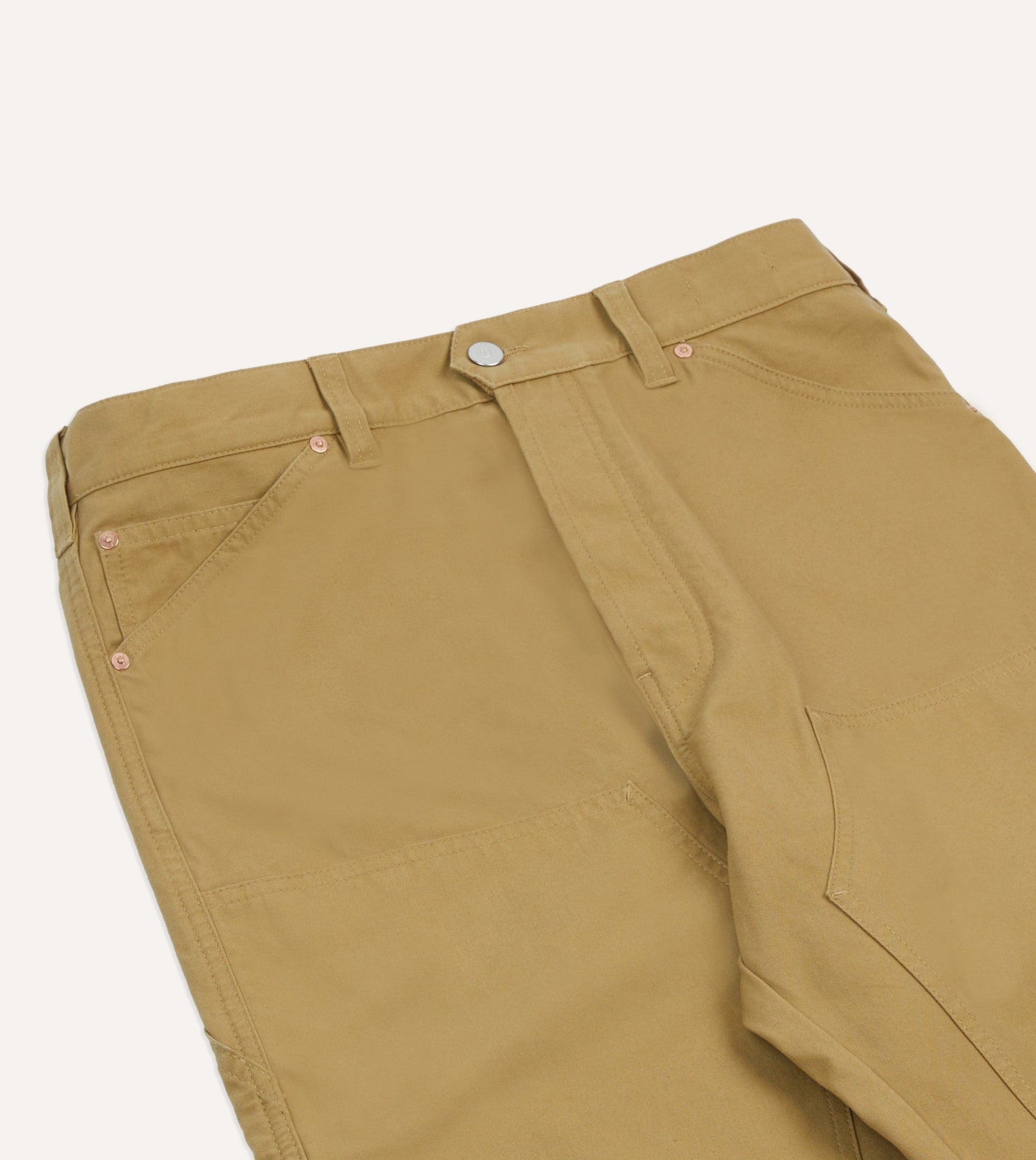 Sand Lightweight Cotton Canvas Carpenter Pant