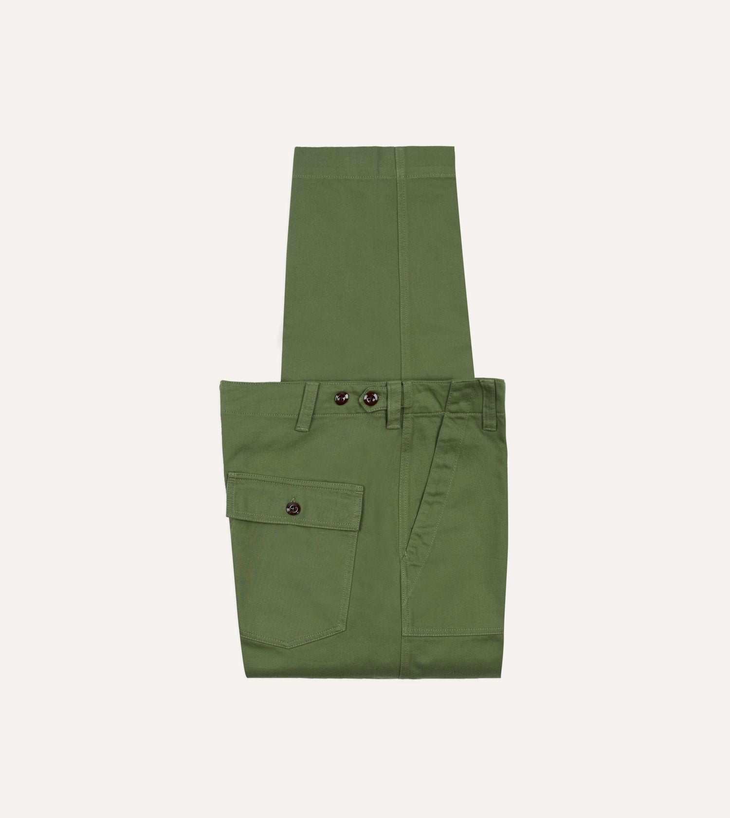 Light Green Cotton Fatigue Trouser