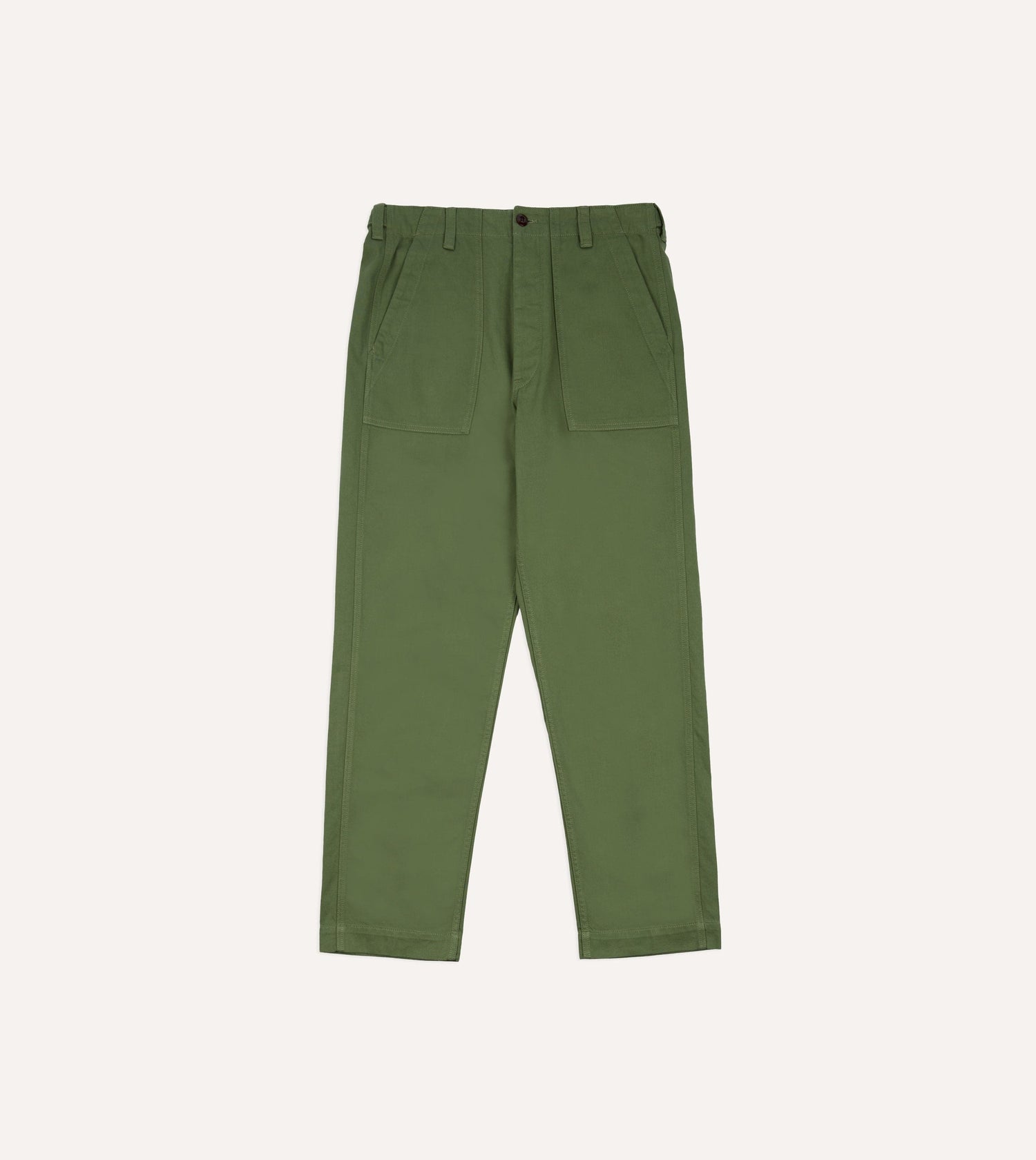 Light Green Cotton Fatigue Trouser