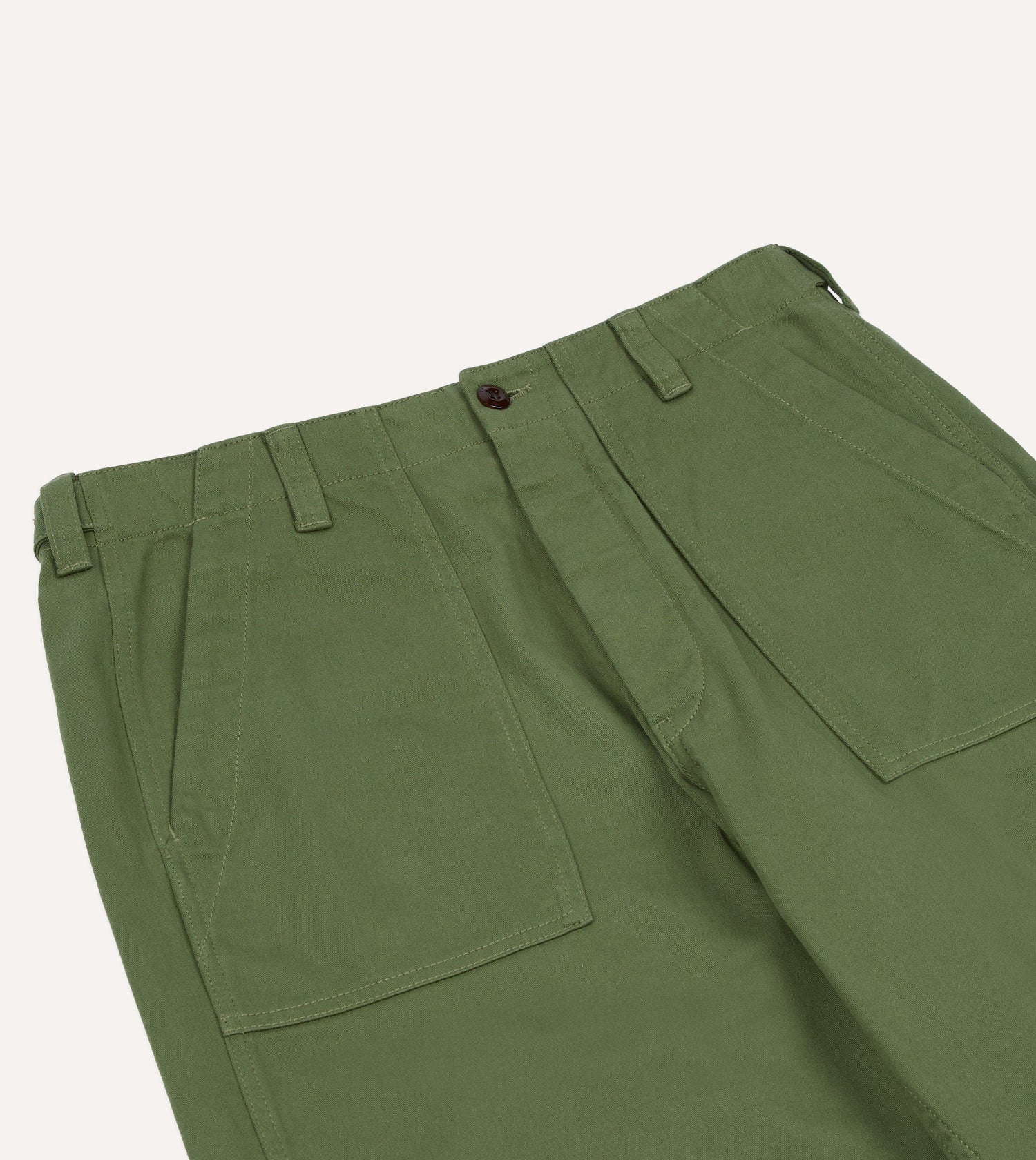 Light Green Cotton Fatigue Trouser