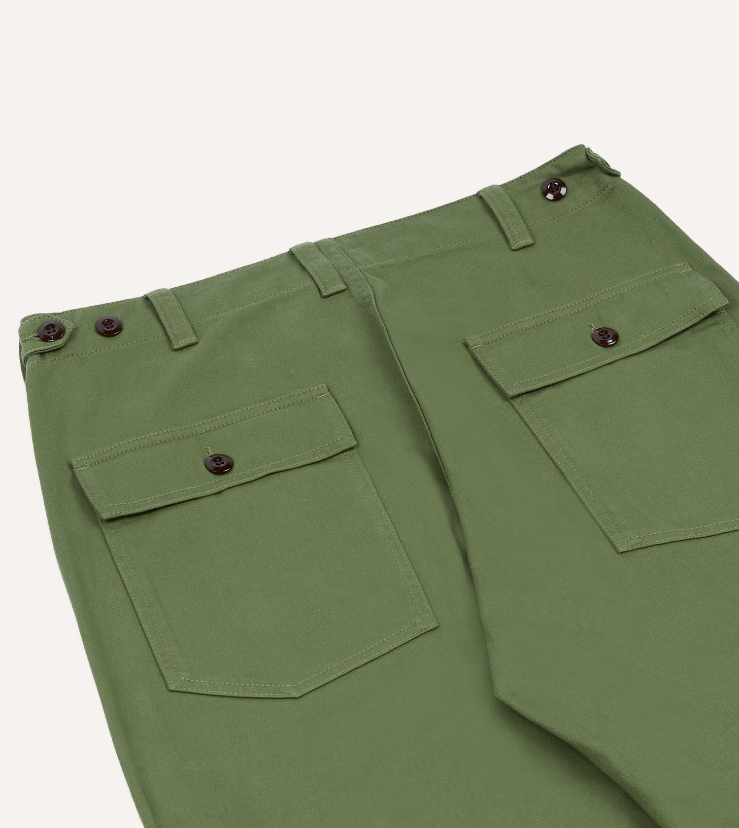 Light Green Cotton Fatigue Trouser