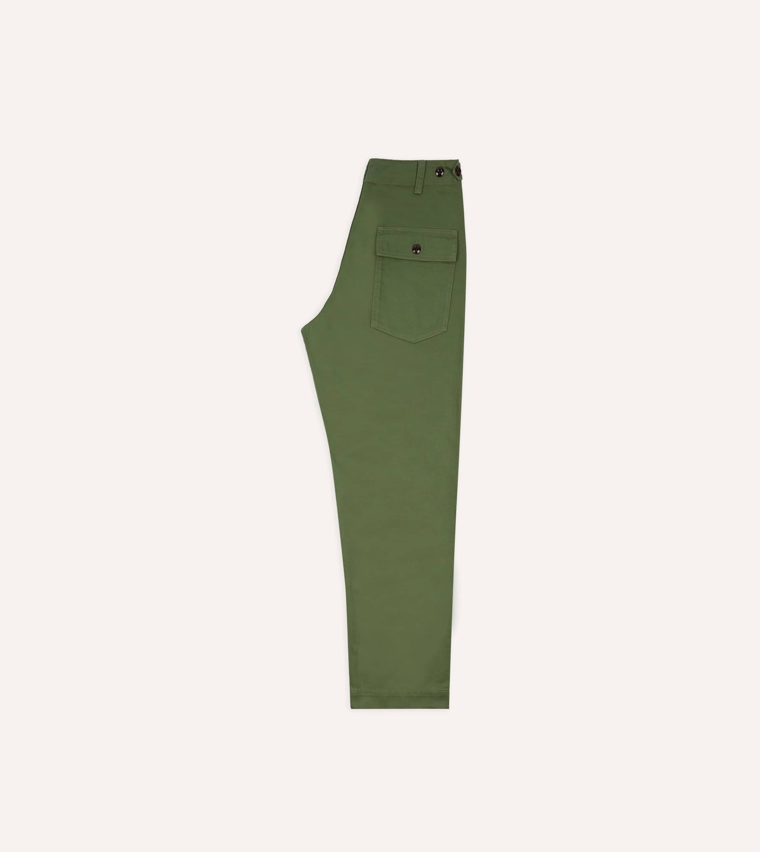 Light Green Cotton Fatigue Trouser