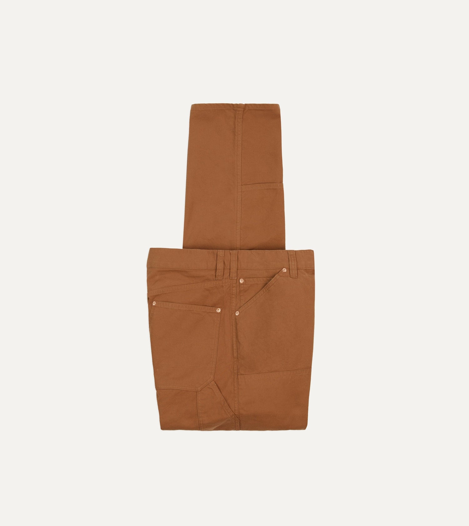 Tobacco Lightweight Cotton Canvas Carpenter Pant