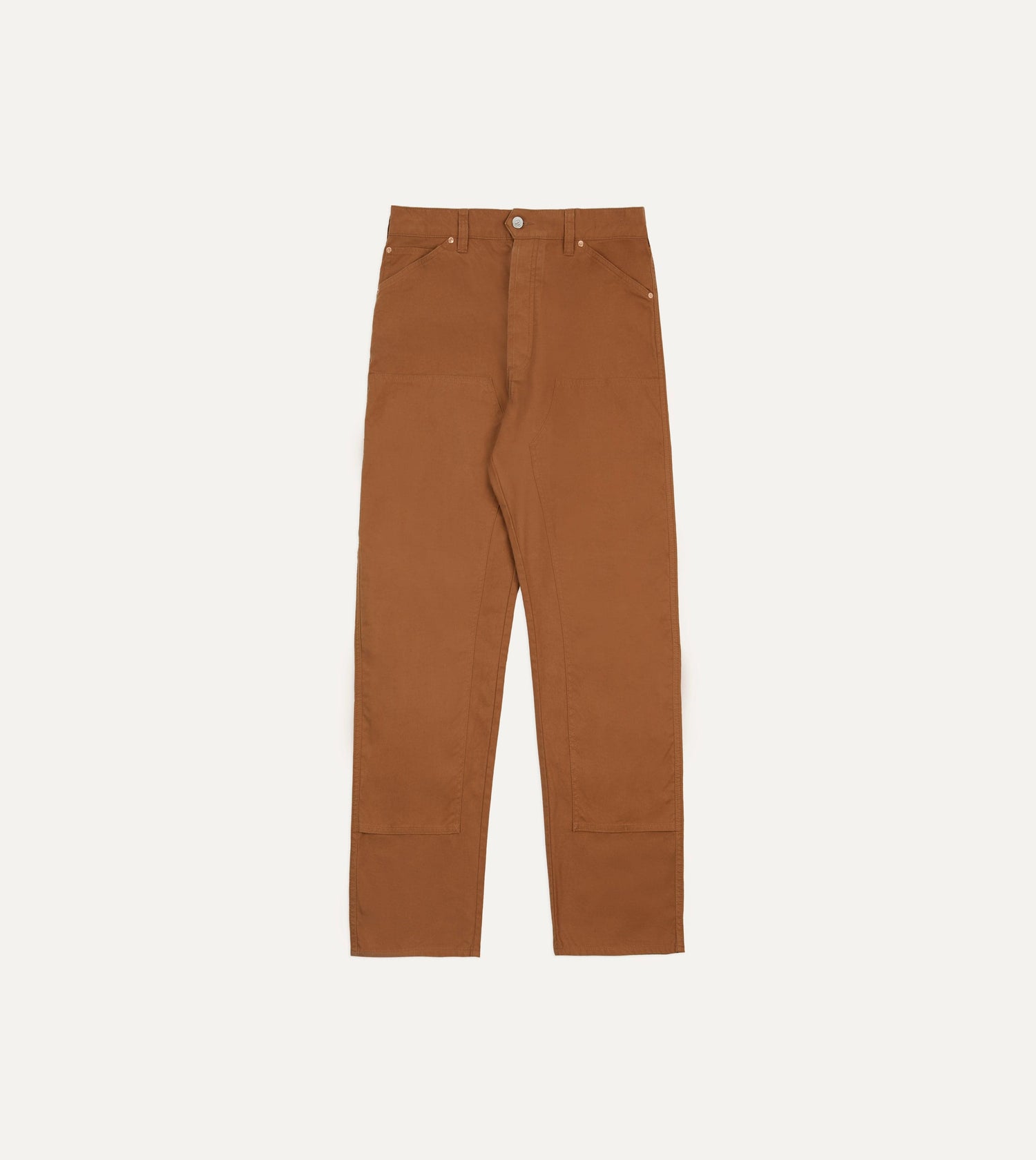 Tobacco Lightweight Cotton Canvas Carpenter Pant