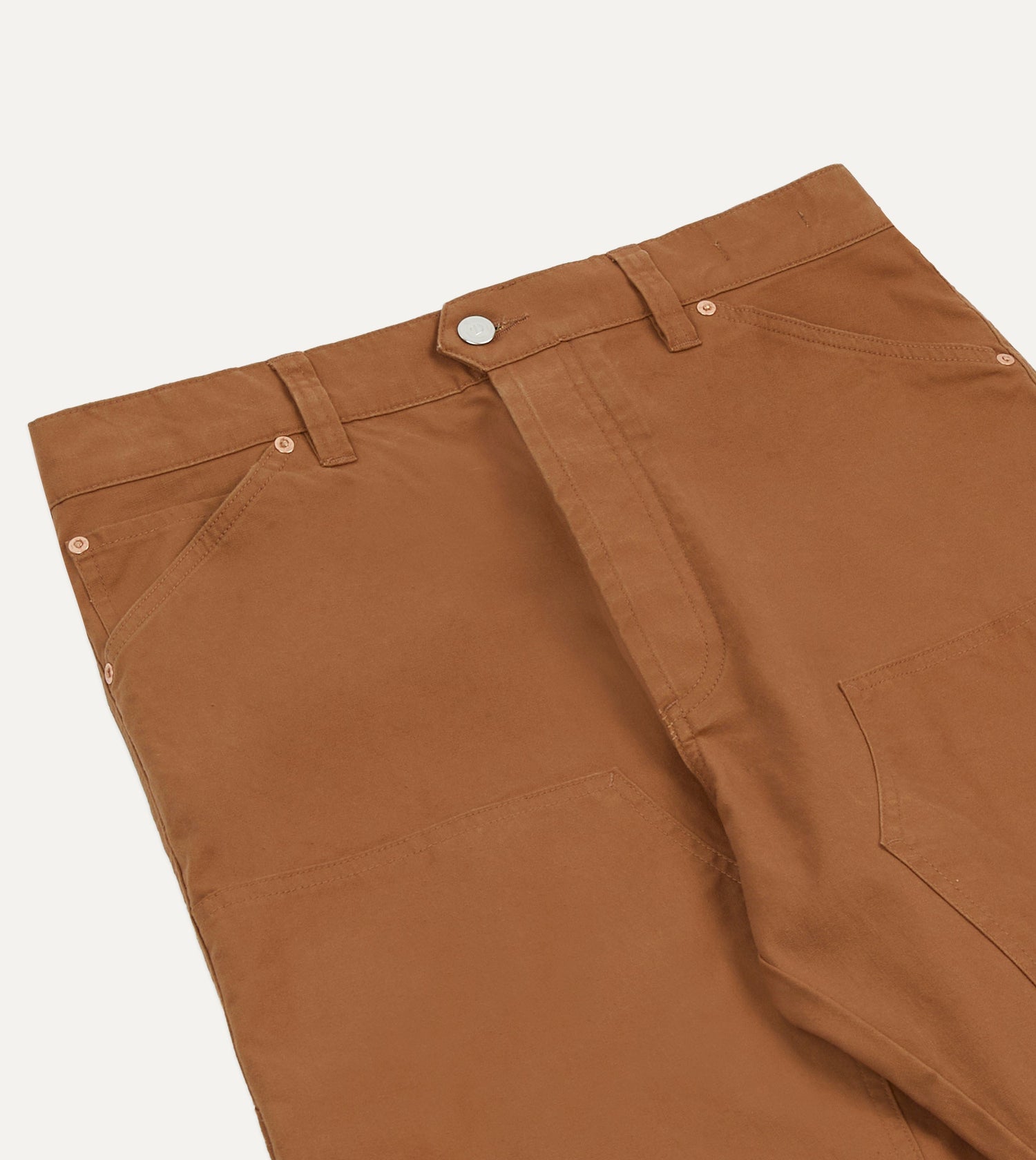 Tobacco Lightweight Cotton Canvas Carpenter Pant