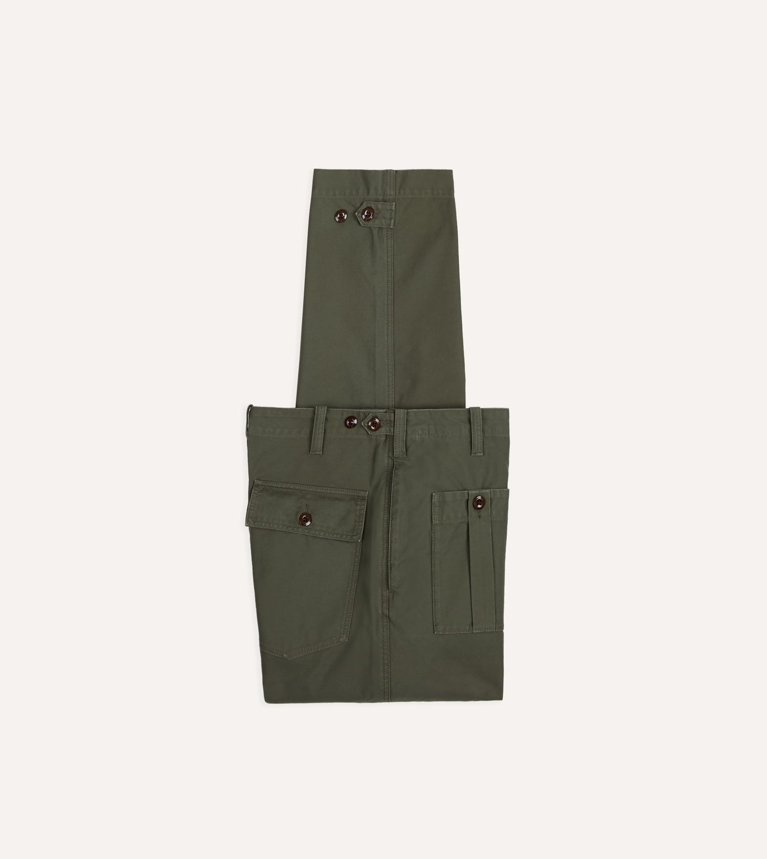Olive Drab Cotton Fatigue Trouser