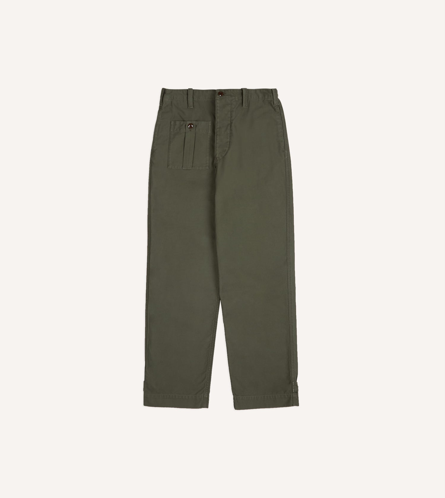 Olive Drab Cotton Fatigue Trouser