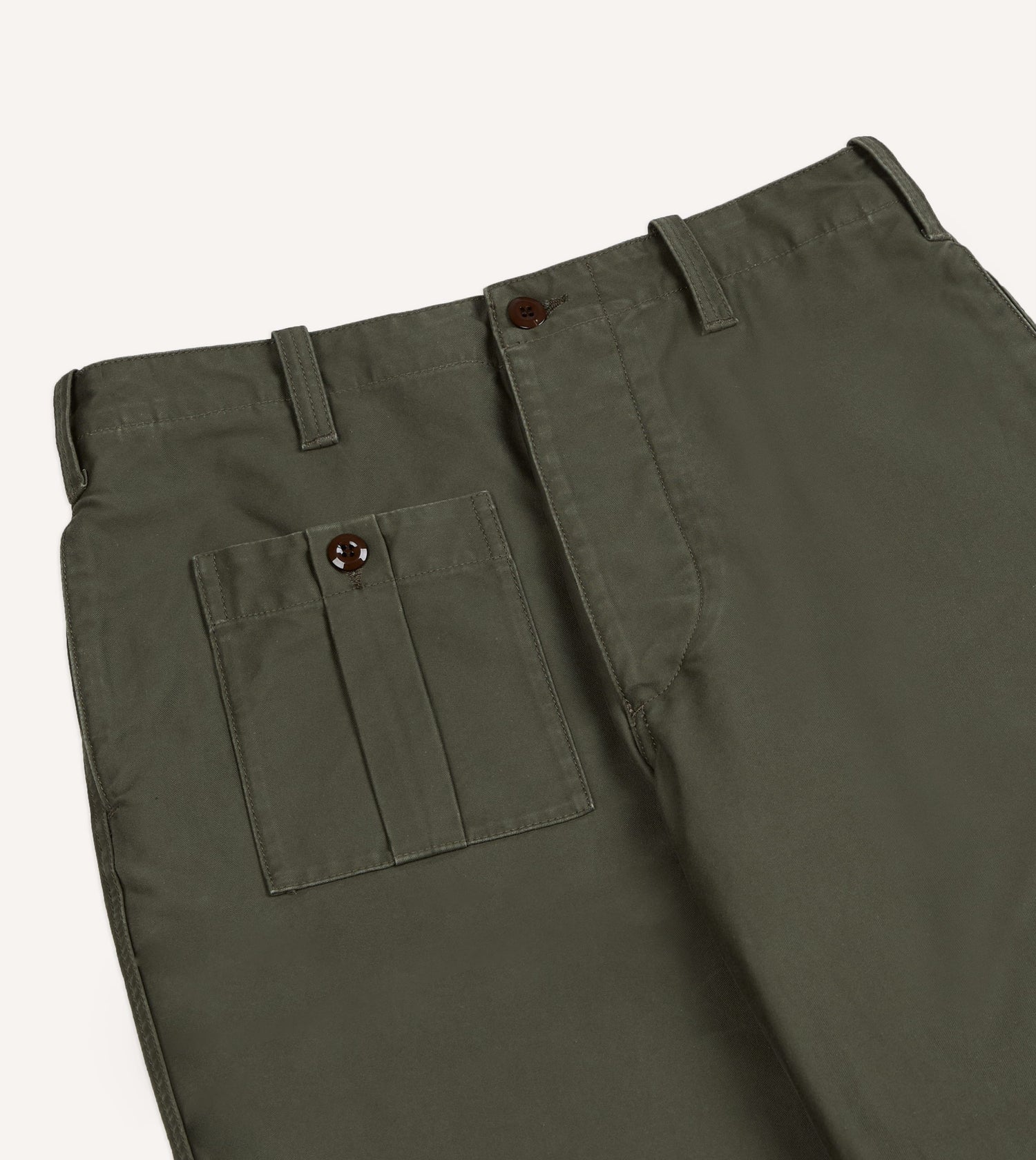 Olive Drab Cotton Fatigue Trouser