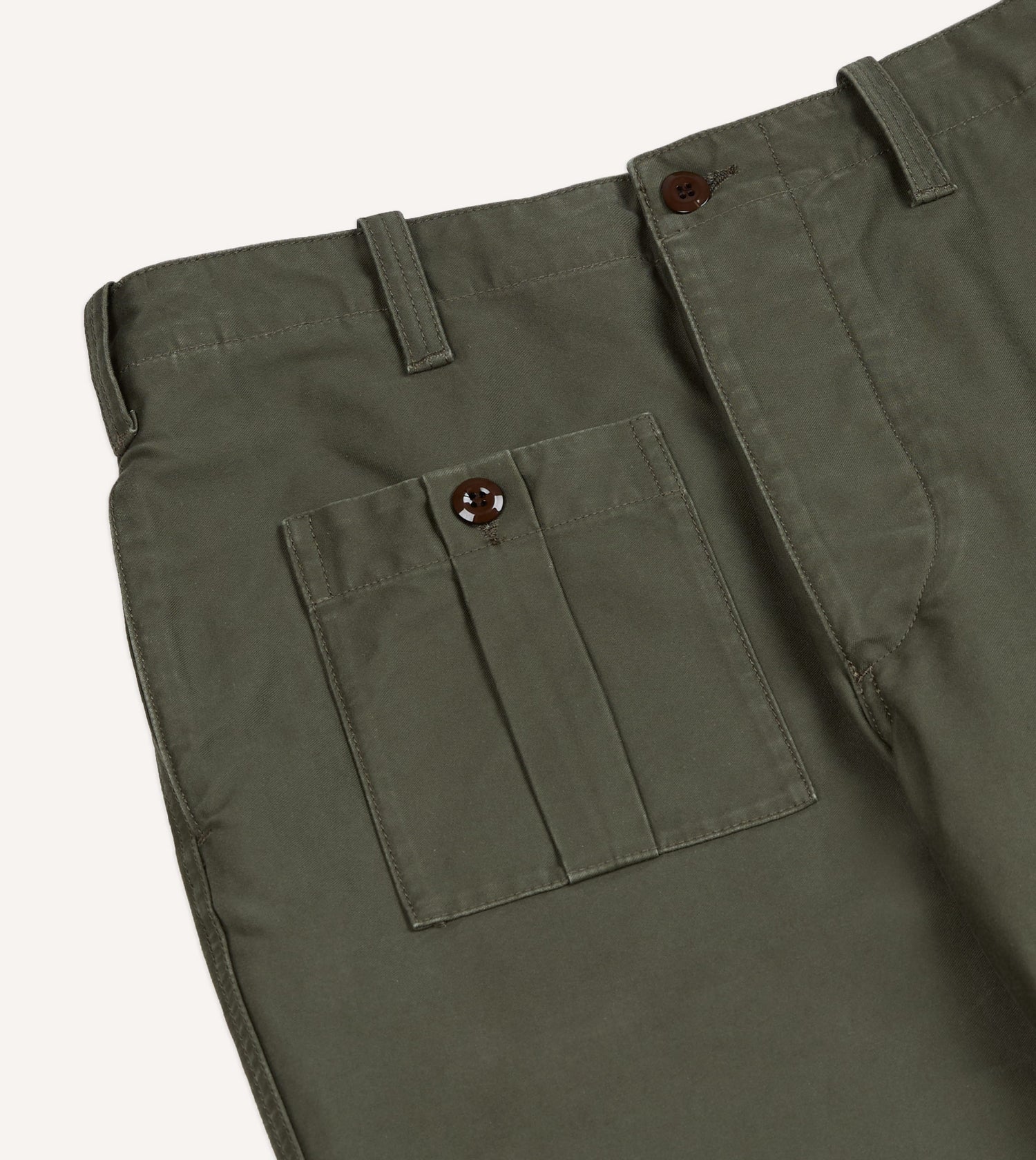 Olive Drab Cotton Fatigue Trouser