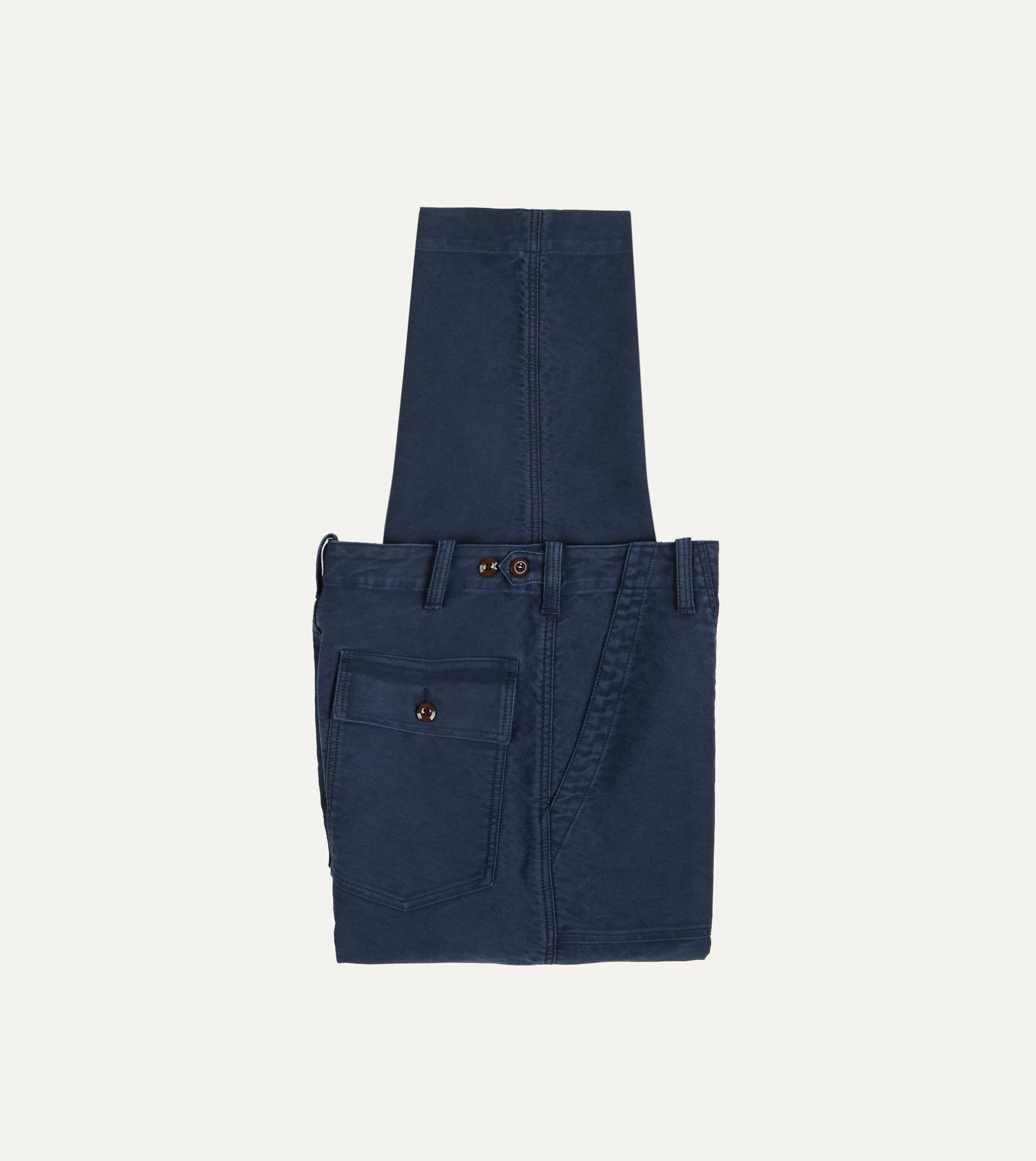 Navy Moleskin Fatigue Trouser