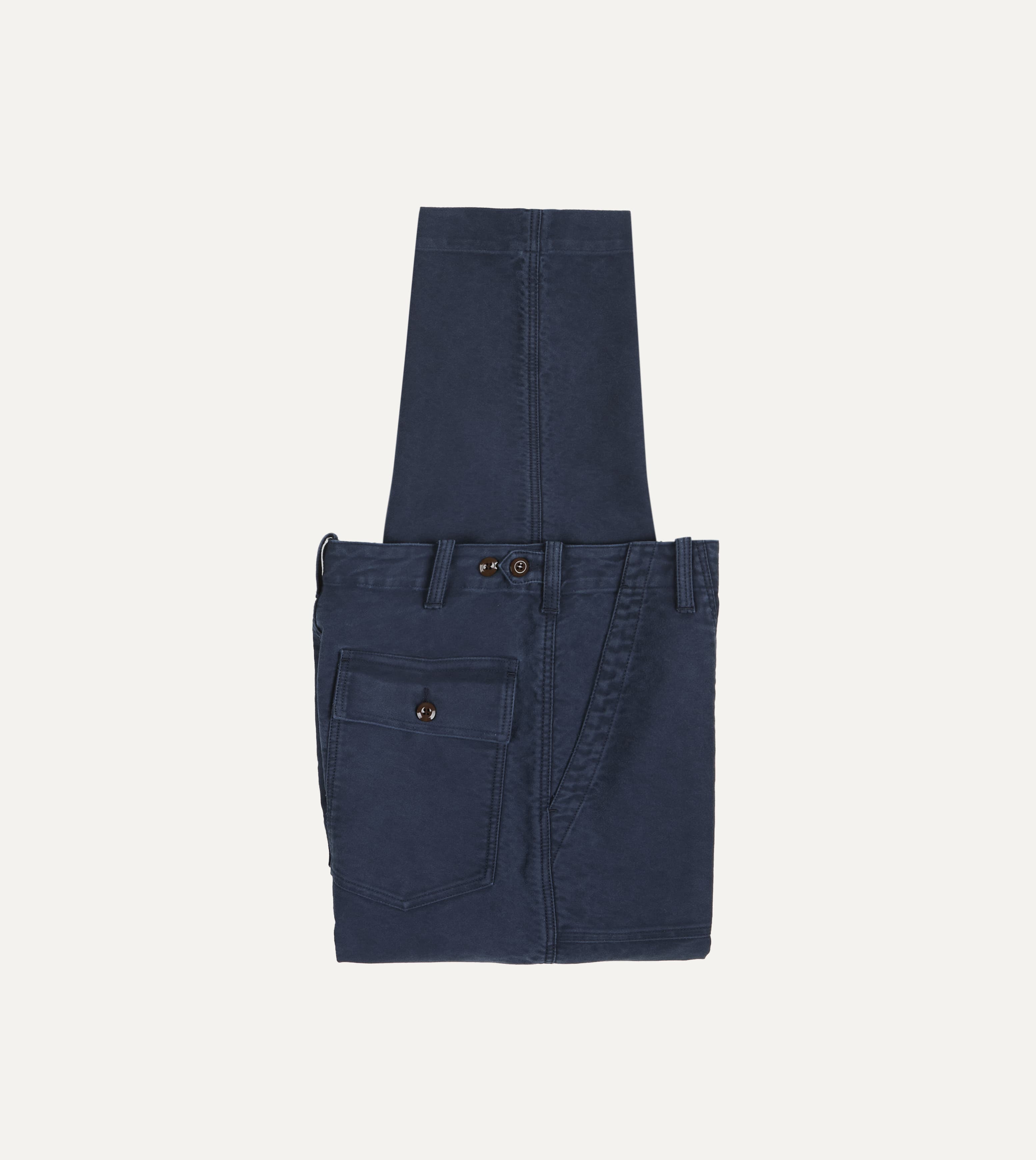 Navy Moleskin Fatigue Trouser