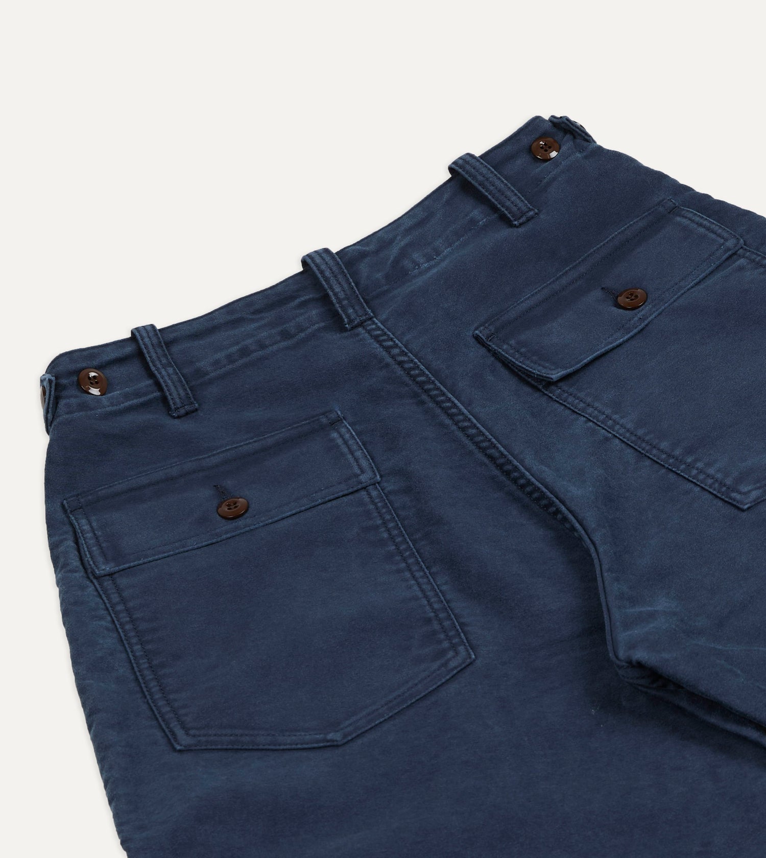 Navy Moleskin Fatigue Trouser