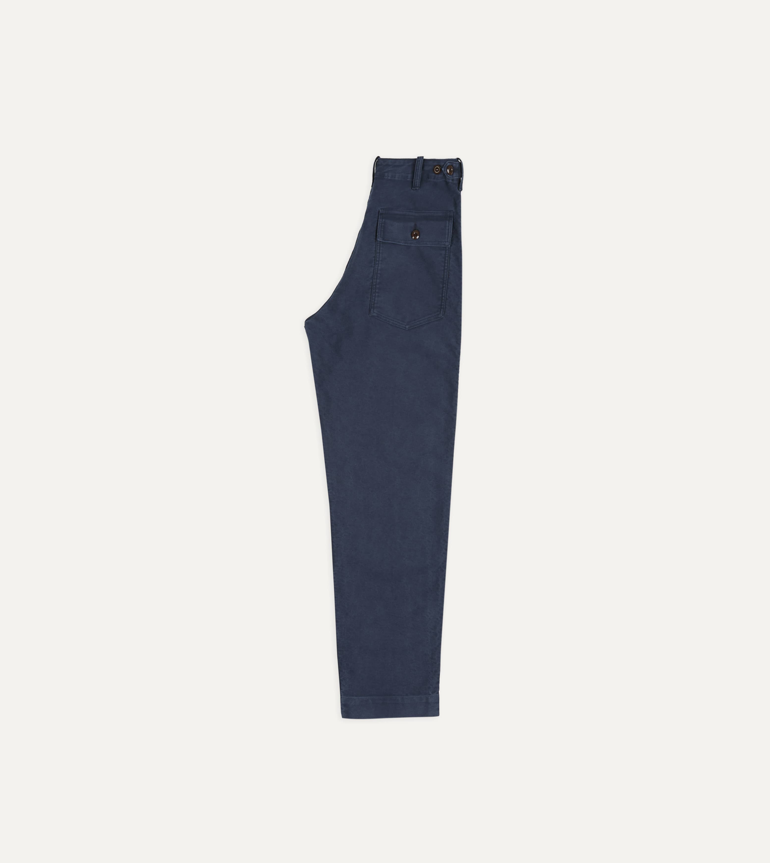 Navy Moleskin Fatigue Trouser