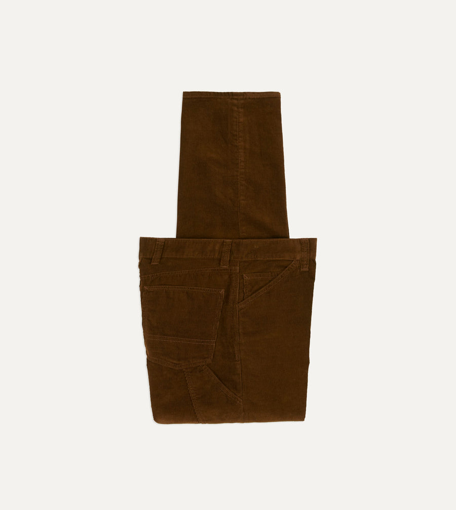 Brown Corduroy Painter Pants
