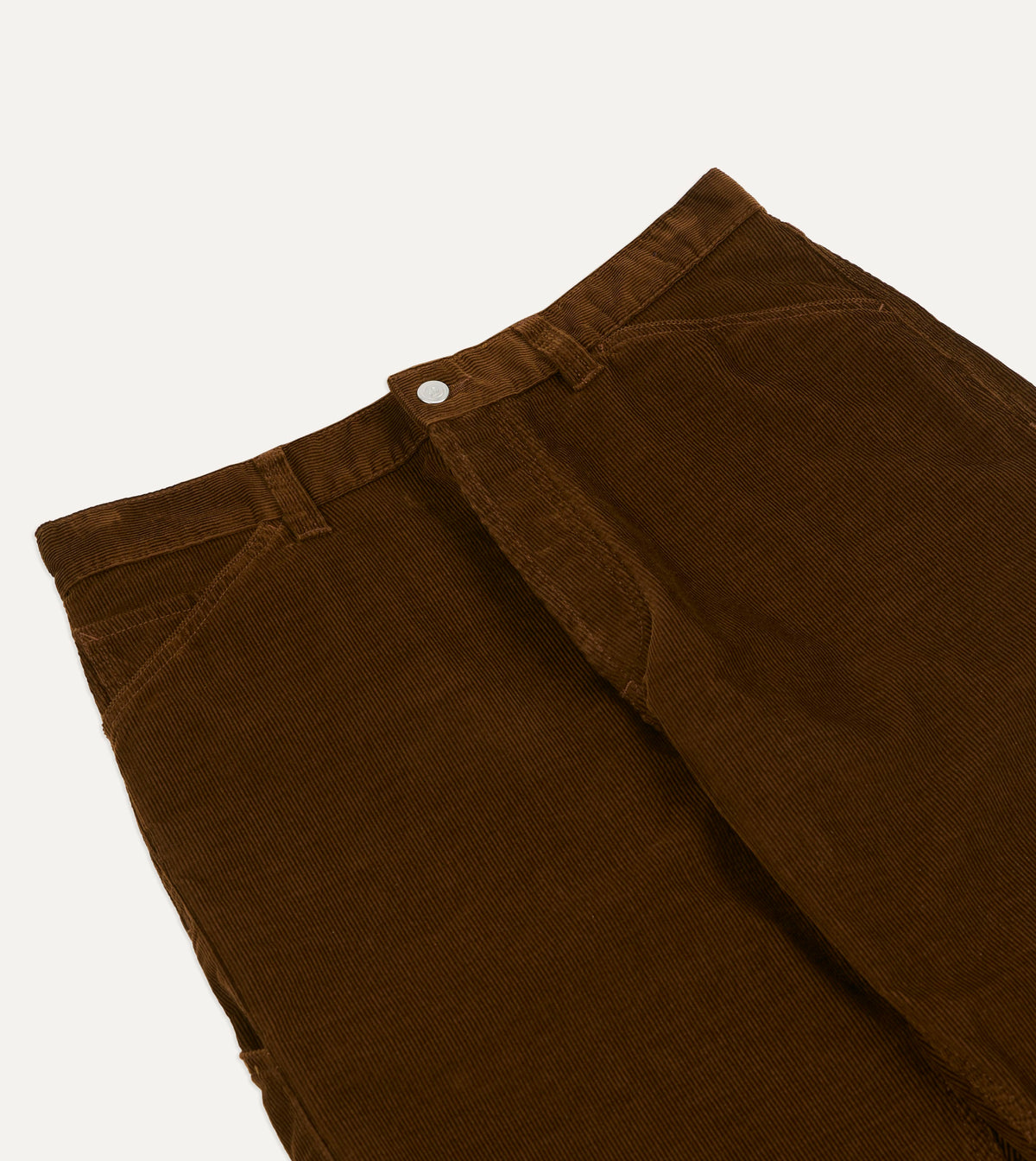 Brown Corduroy Painter Pants