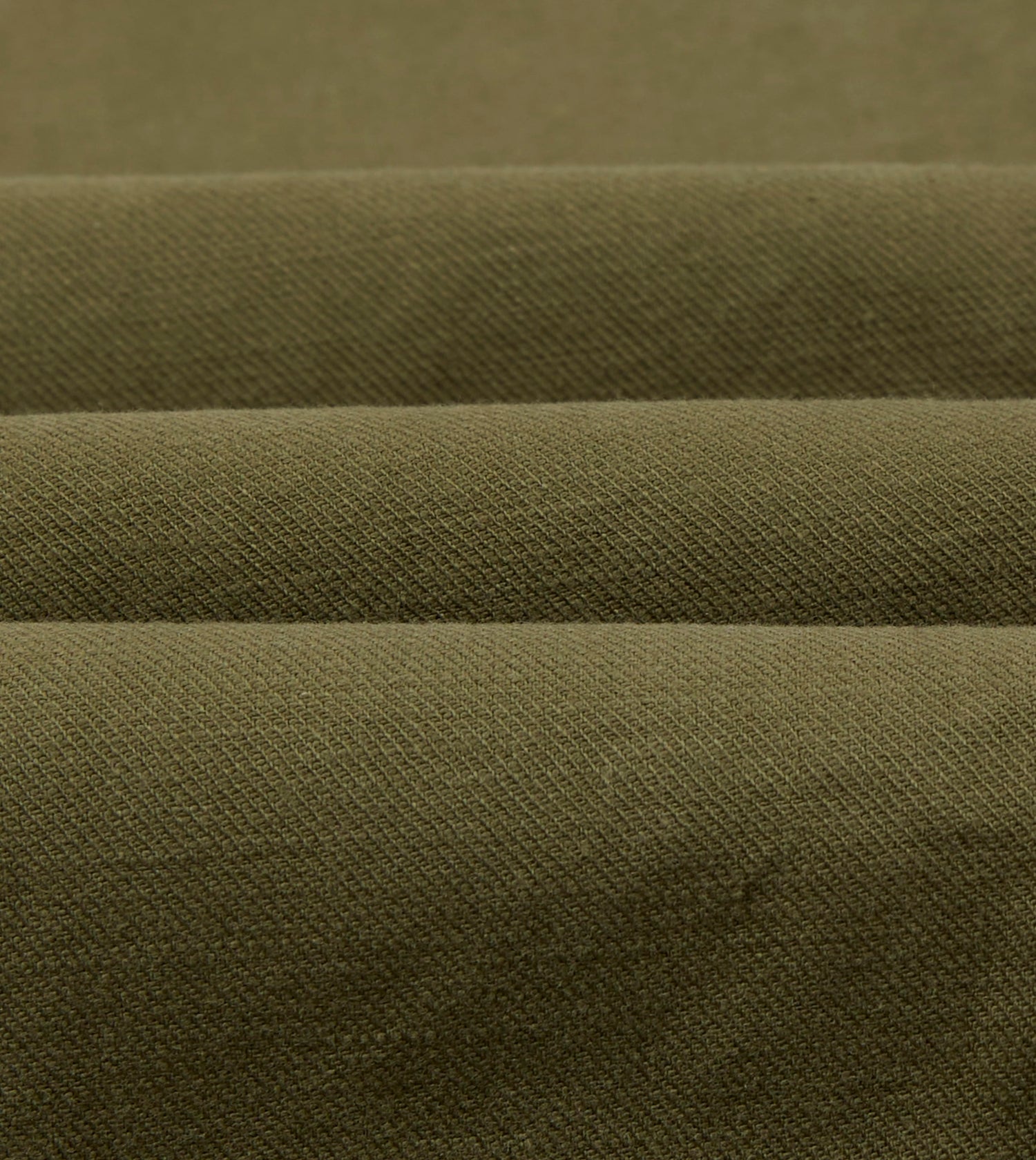Olive Drab Cotton Drawstring Trouser