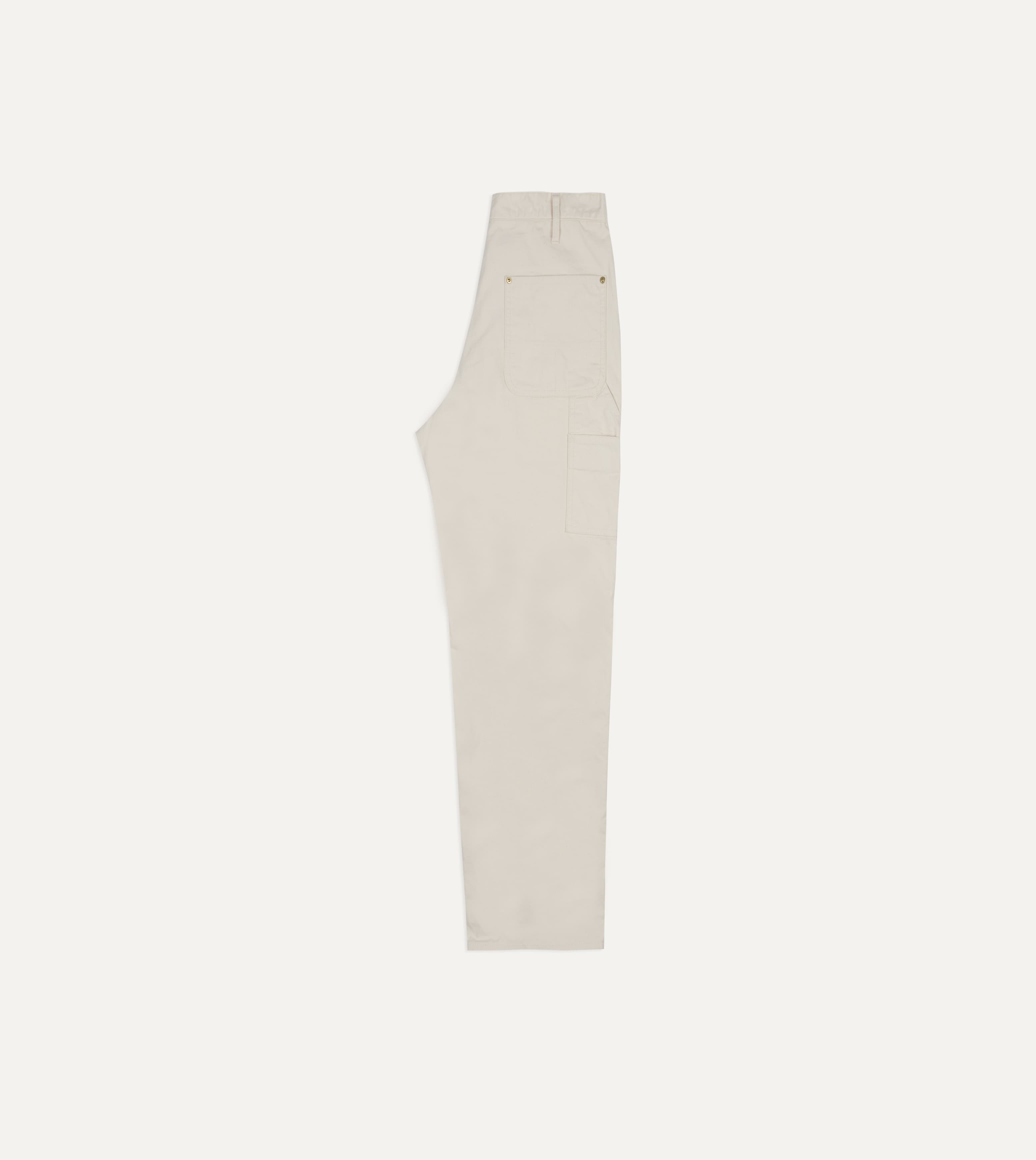 BEAMS F & Drake's Cotton Canvas Carpenter Pant