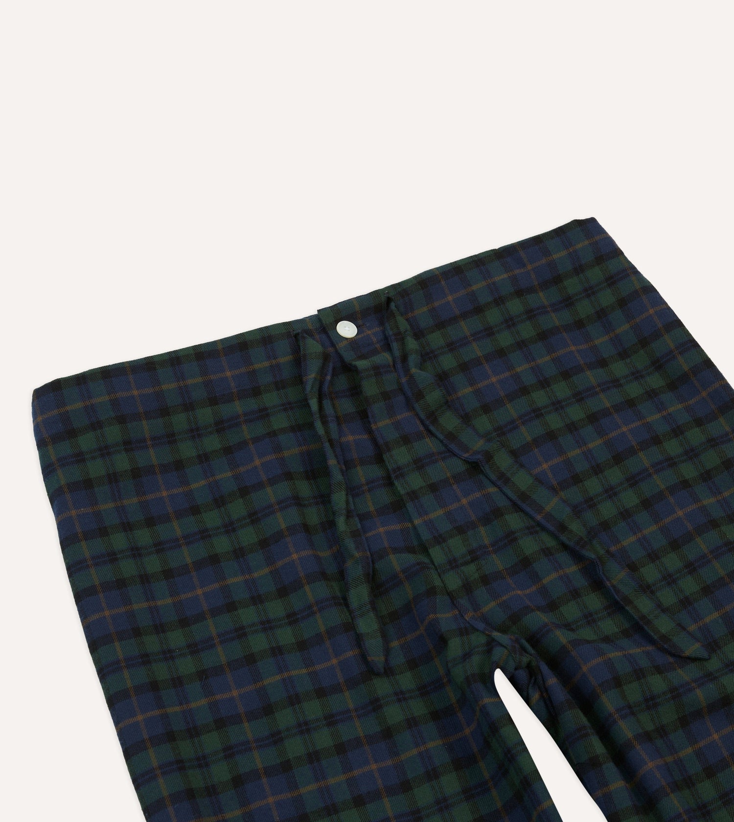 Green and Navy Check Cotton Pyjama Set