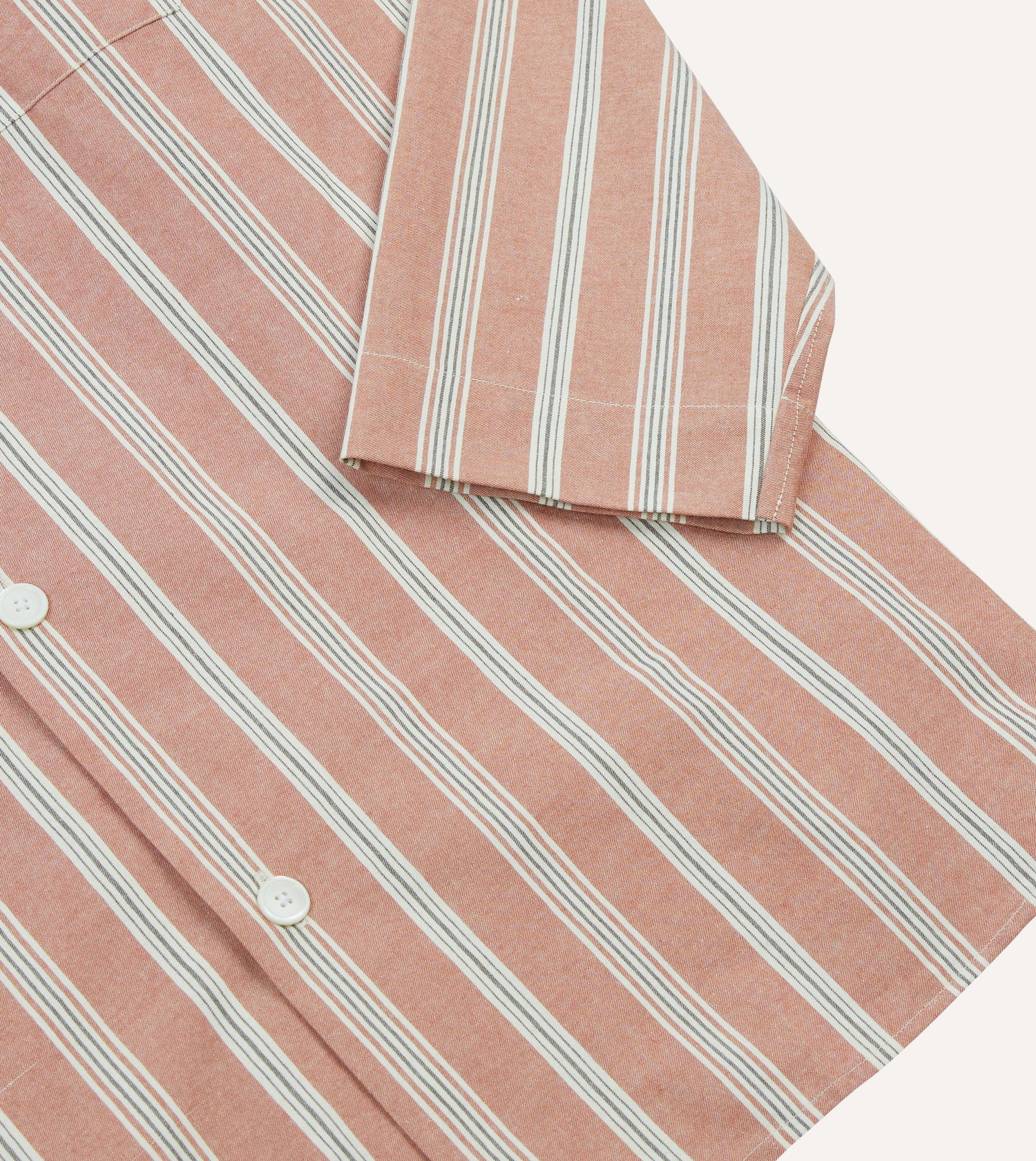 Red Stripe Cotton Pyjama Set