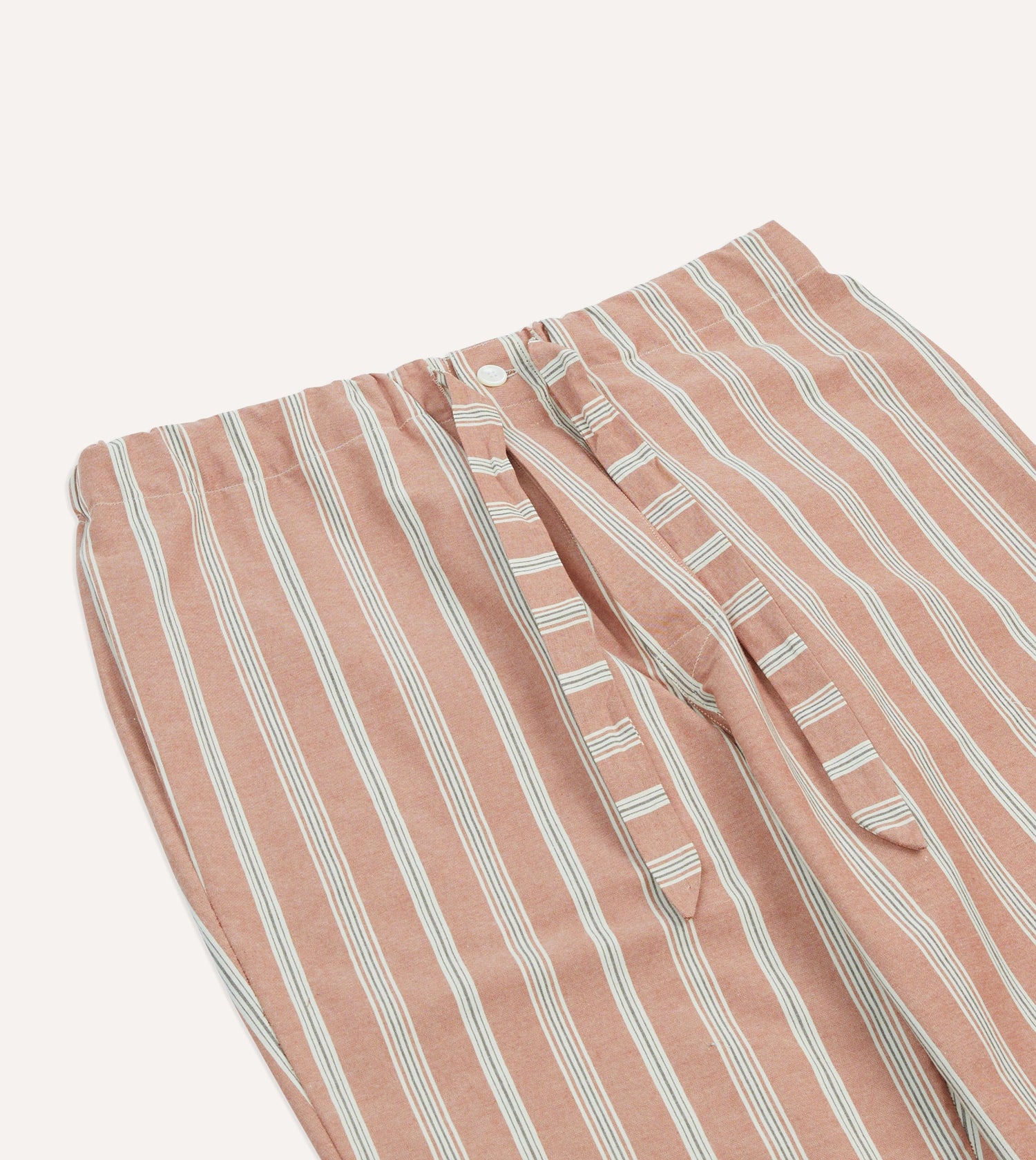 Red Stripe Cotton Pyjama Set