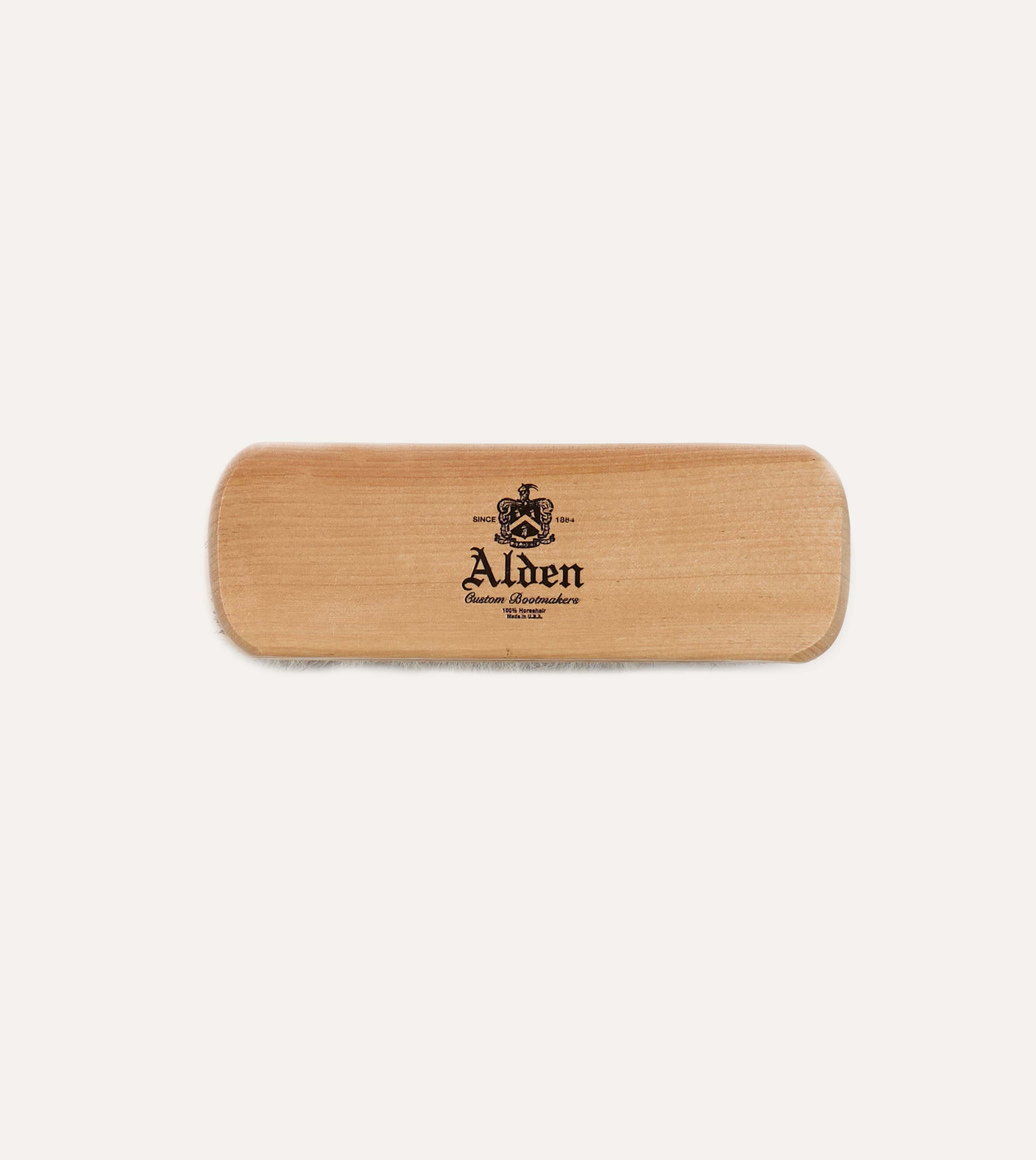 Alden Natural Pure Horsehair Polishing Brush