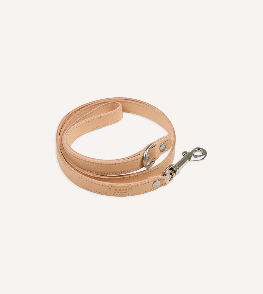 Il Bisonte Natural Leather Dog Lead