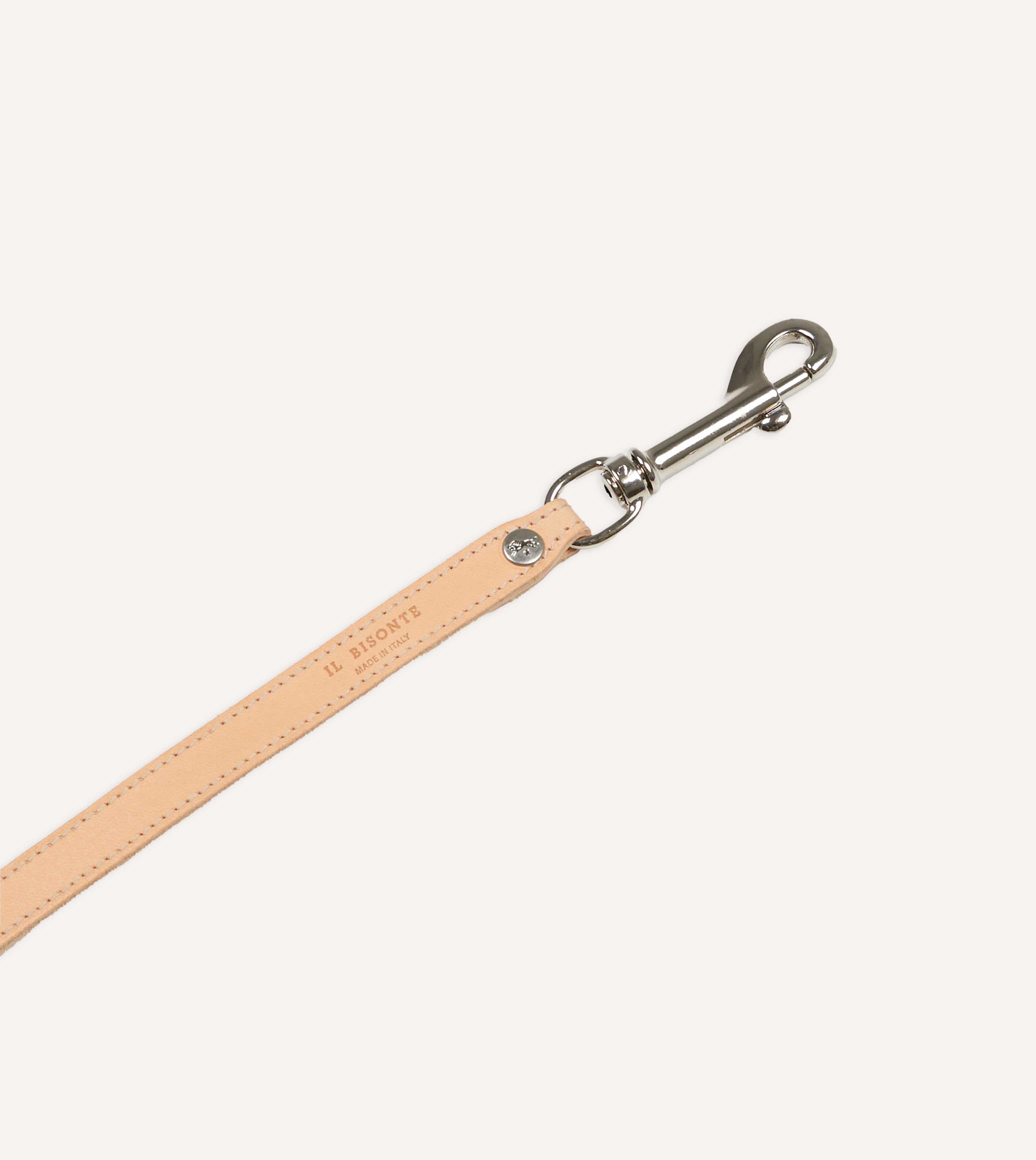 Il Bisonte Natural Leather Dog Lead