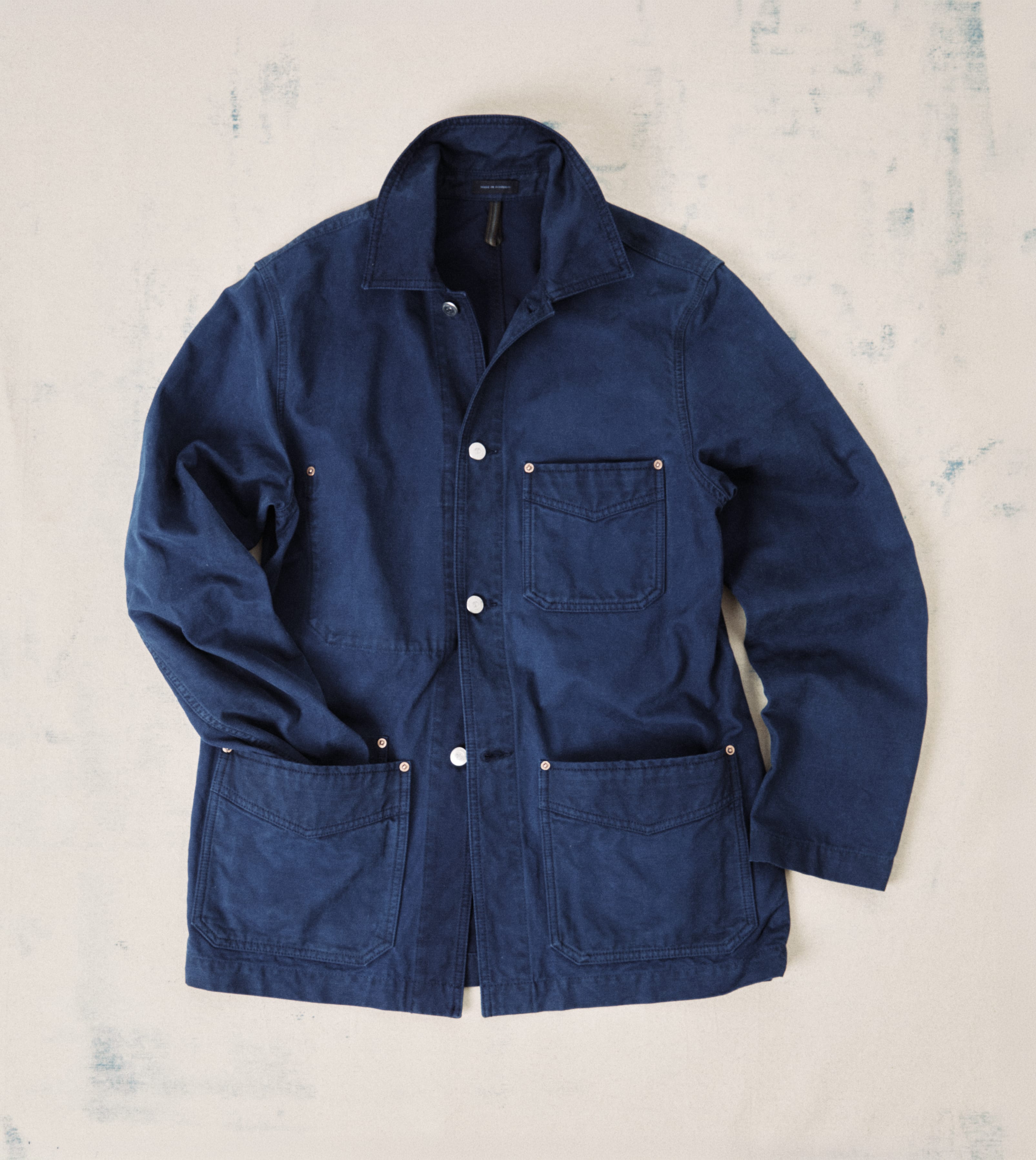 Indigo Dyed Chore Jacket