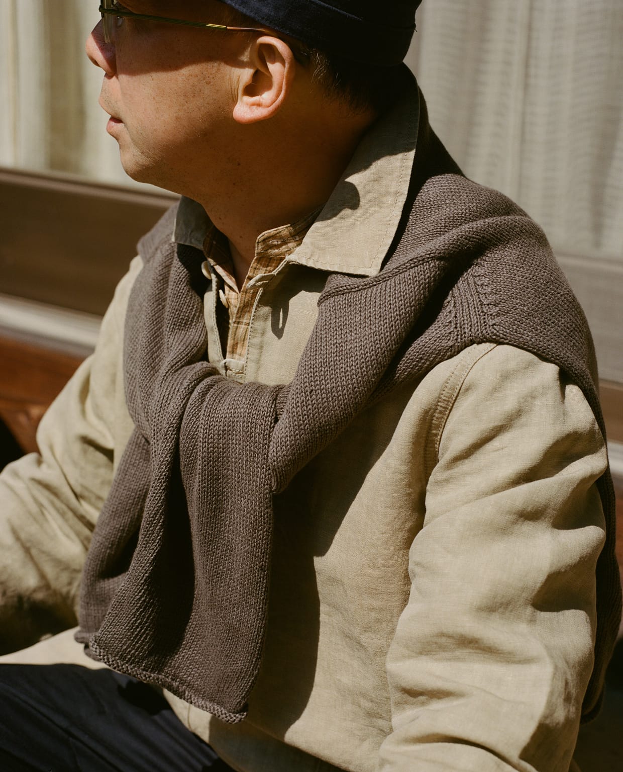 Sand Linen Smock