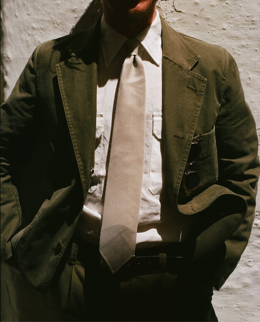Green Cotton Travel Games Blazer