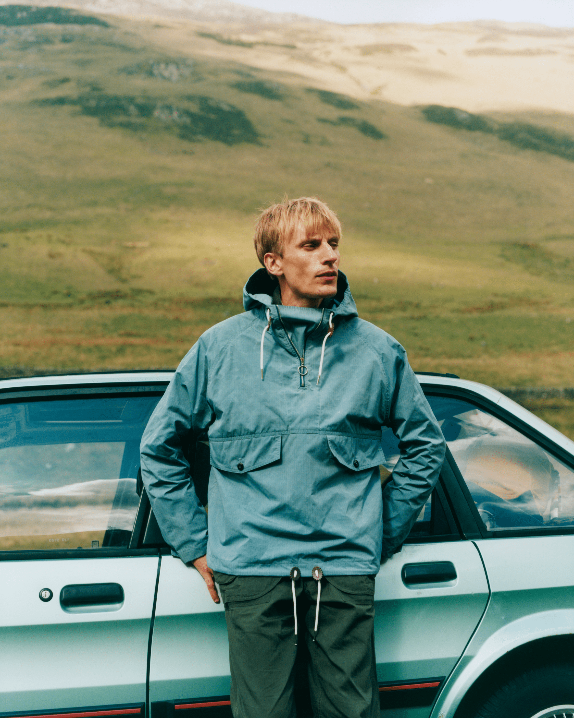 Drake’s and New Balance Waxed Cotton-Nylon Hiking Cagoule