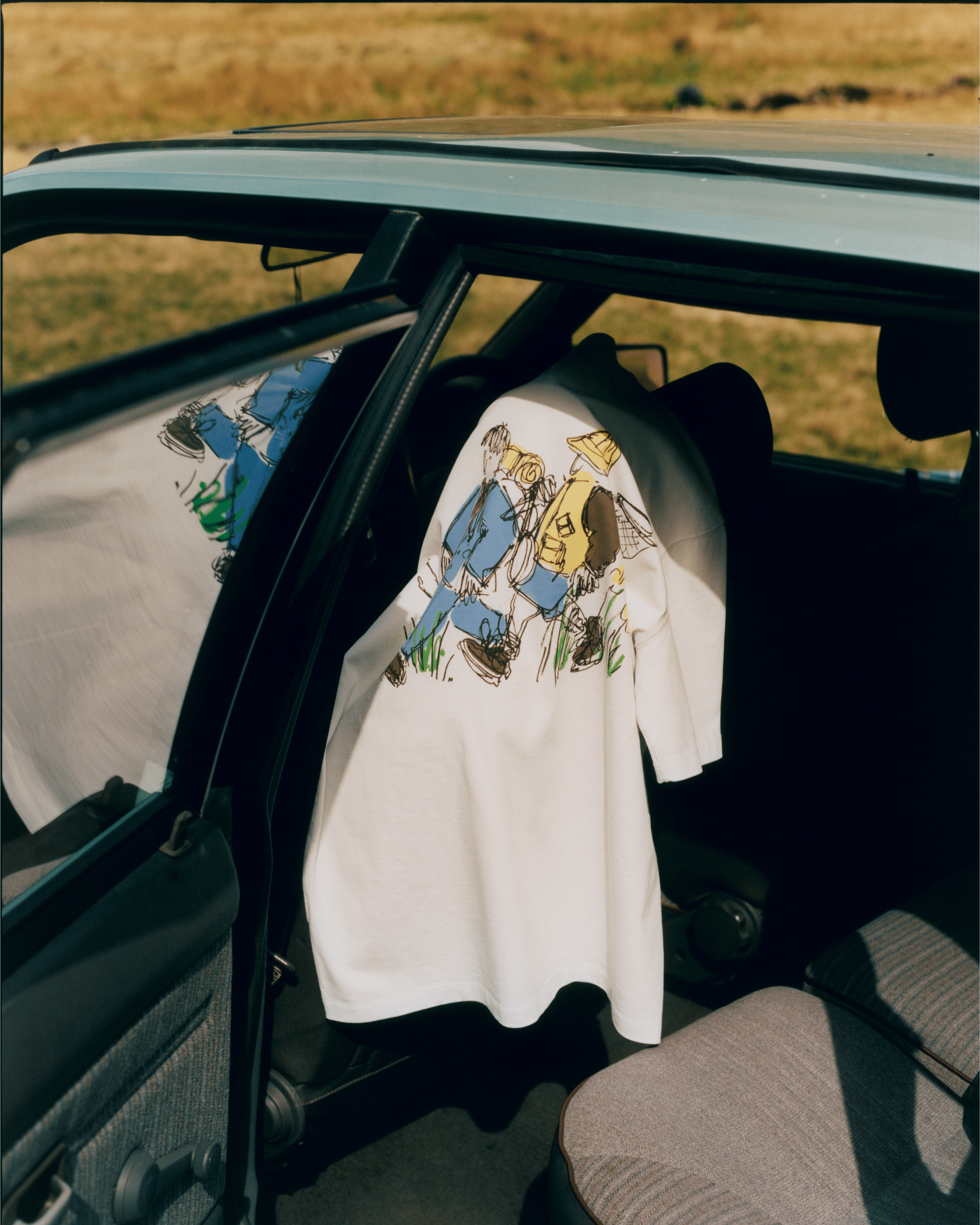 Drake’s and New Balance White Graphic T-Shirt