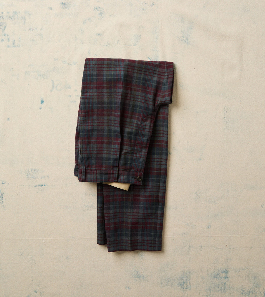 Madras Check Games Trouser