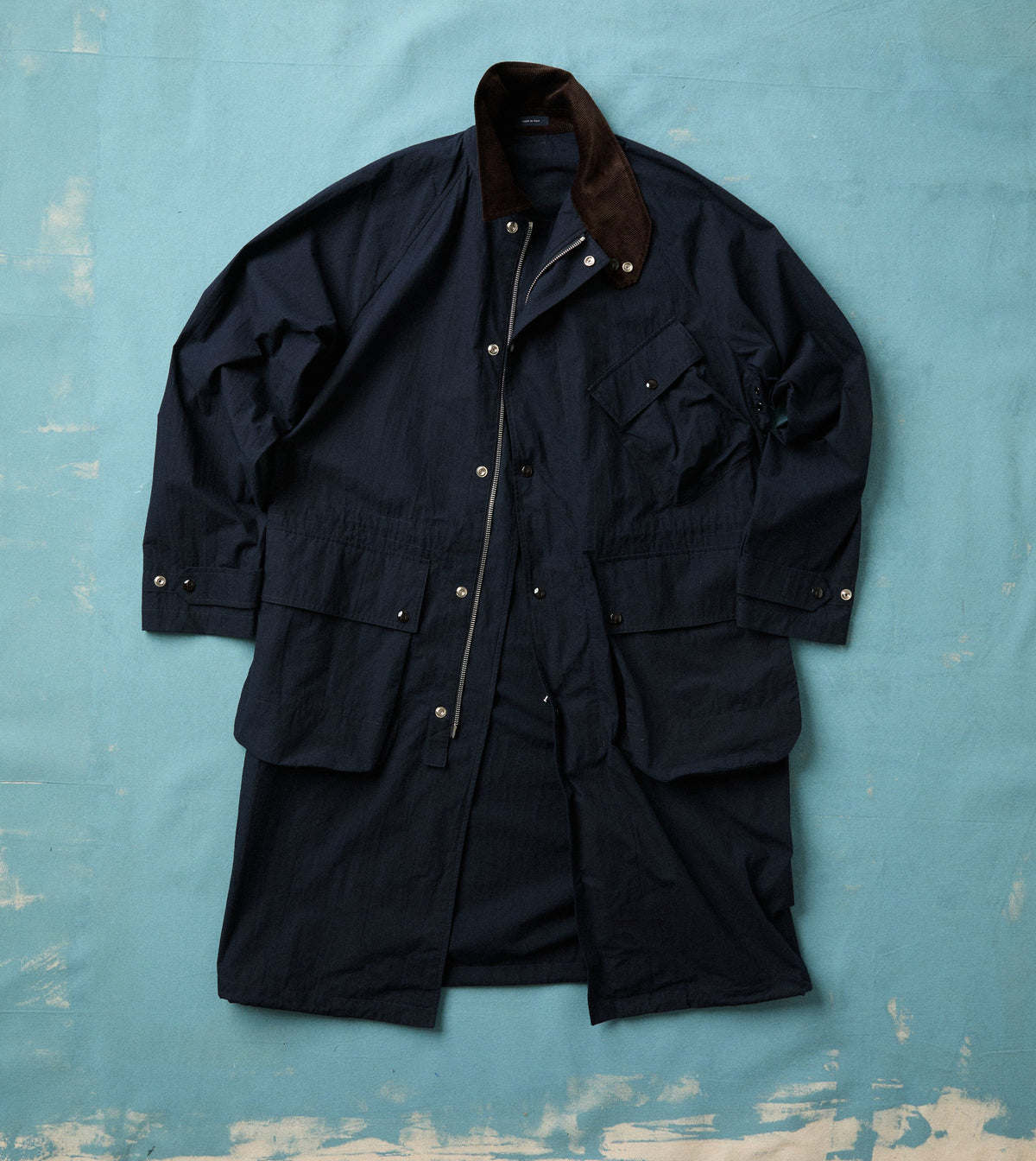 Navy Ripstop Cotton D-77 Parka – Drakes