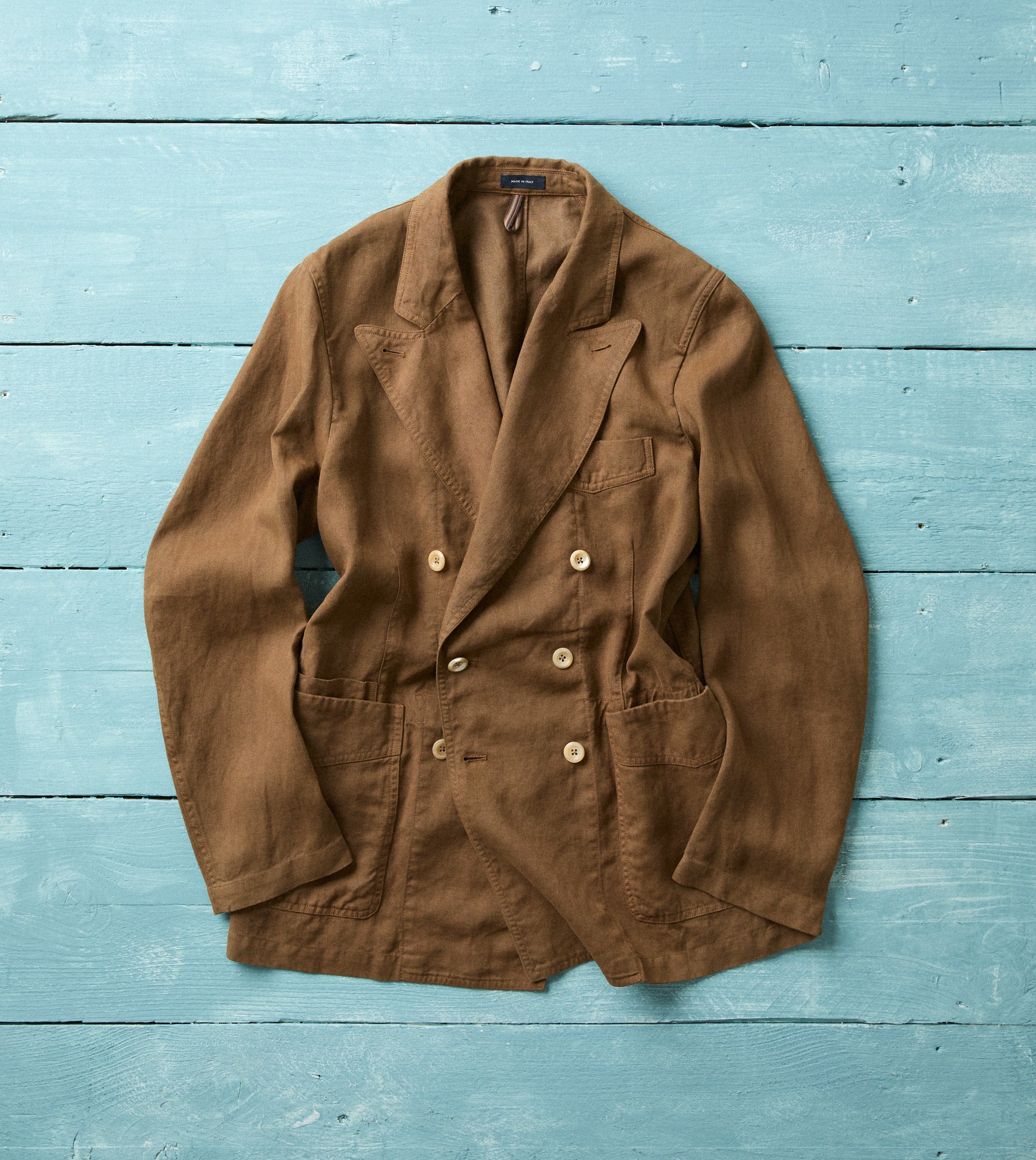 Brown Linen Gabardine Games Blazer Mk. III