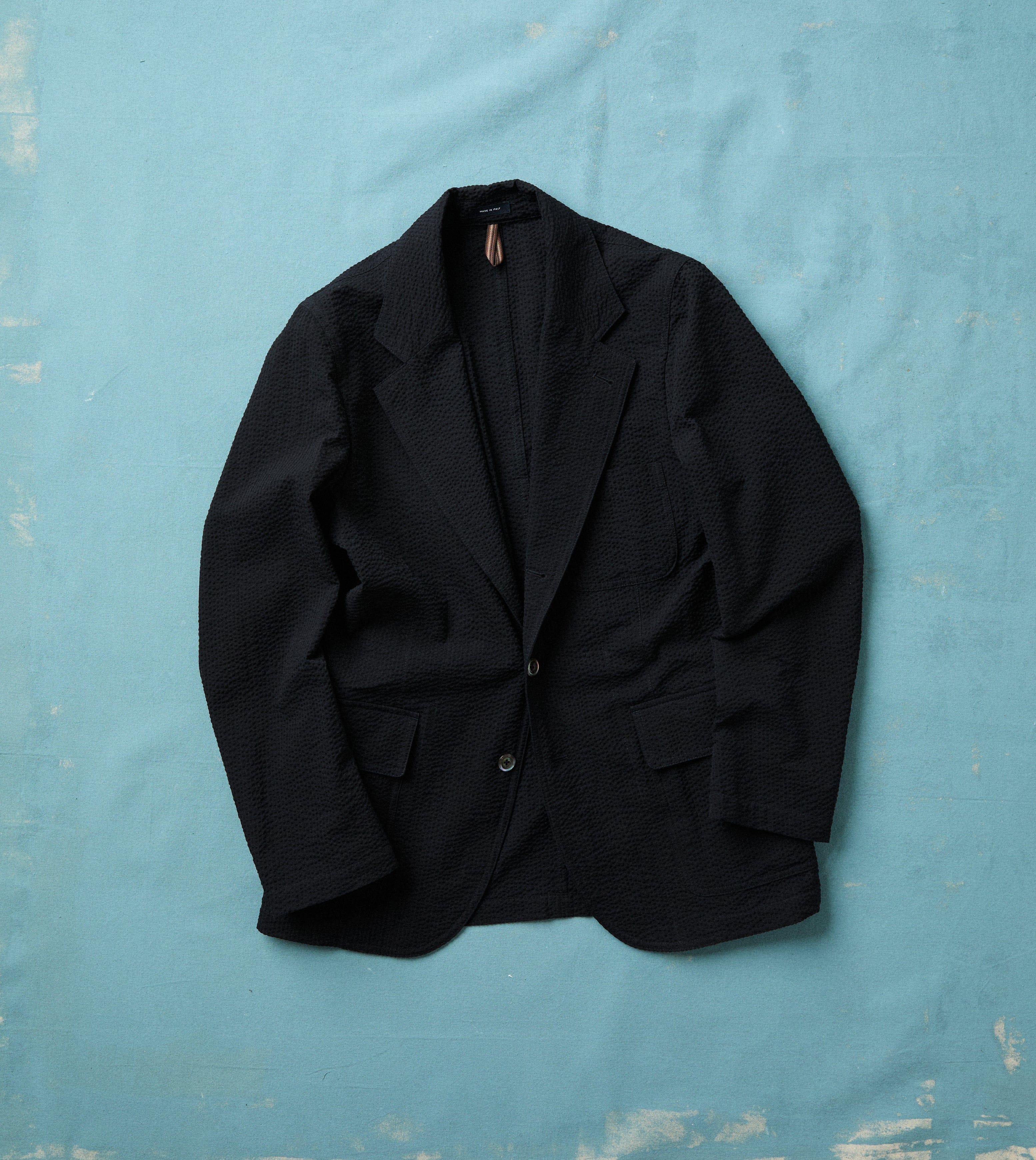 Navy Seersucker Games Blazer Mk. I – Drakes