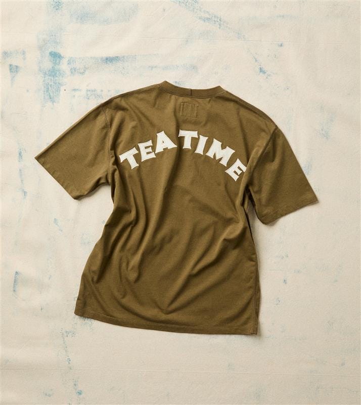 Olive 'Tea Time'  Short-Sleeve Hiking T-Shirt