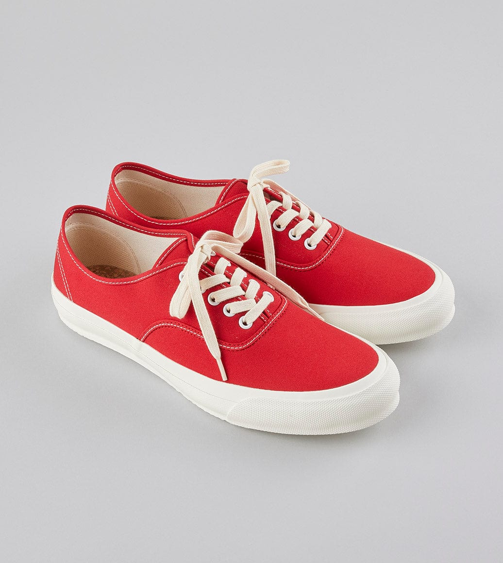 Doek Red Canvas Oxford Trainers