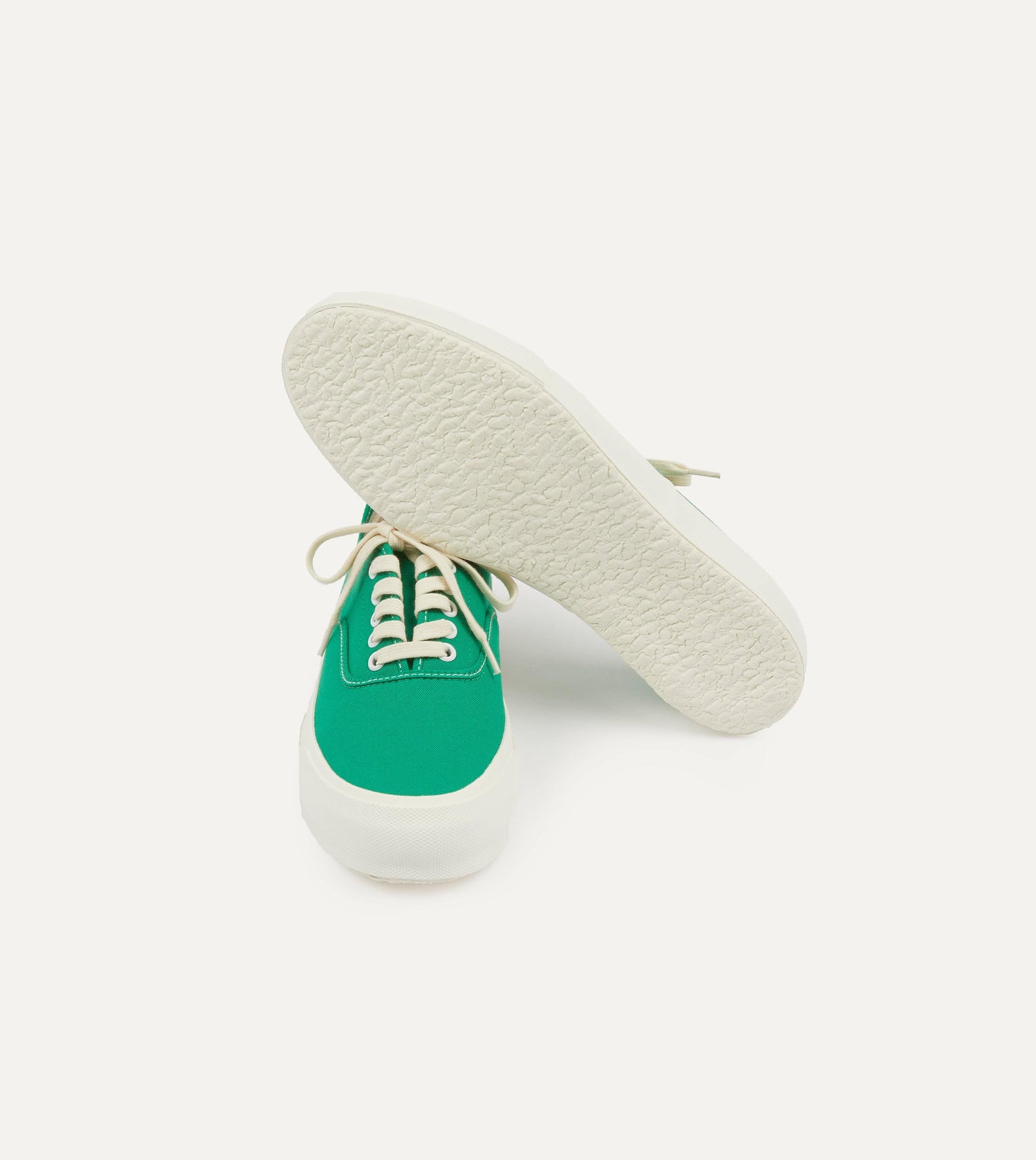 Doek Green Canvas Oxford Trainers